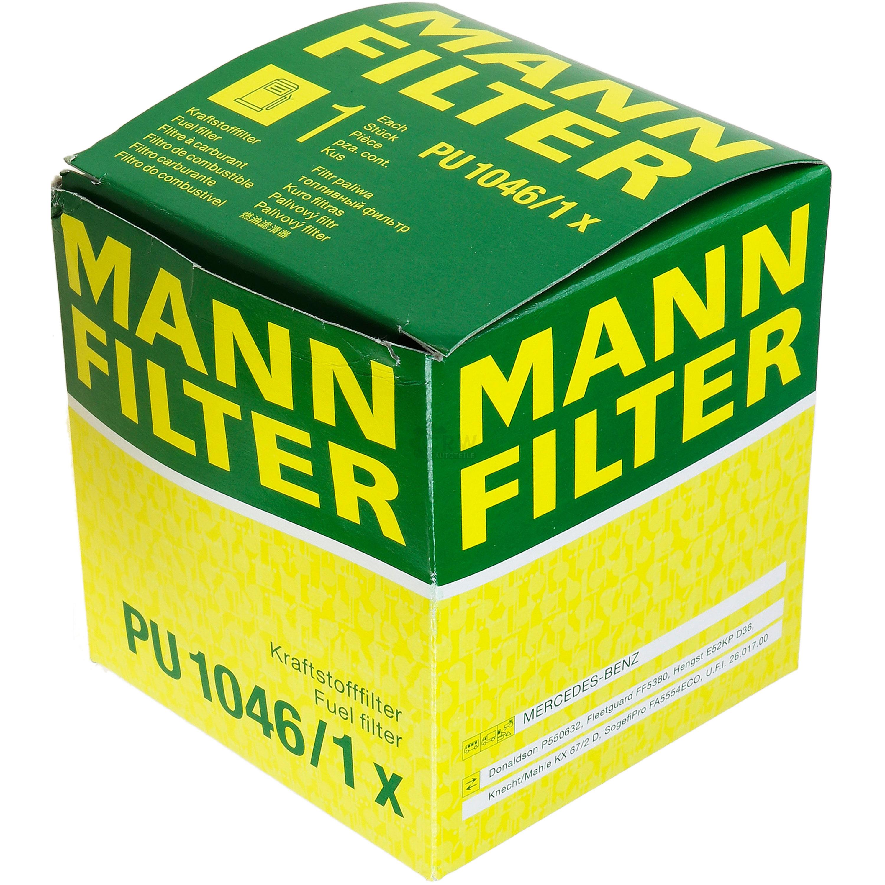 MANN-FILTER Kraftstofffilter PU 1046/1 x Fuel Filter