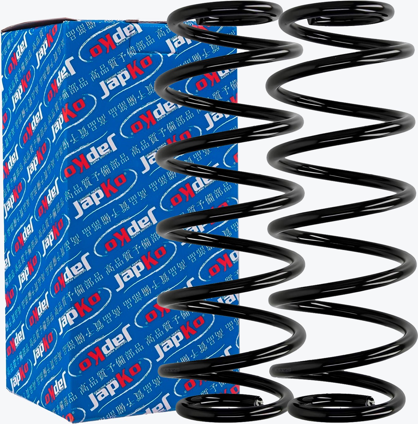 2x JAPKO Federn Fahrwerksfedern Spiralfedern hinten für KIA Sportage K00