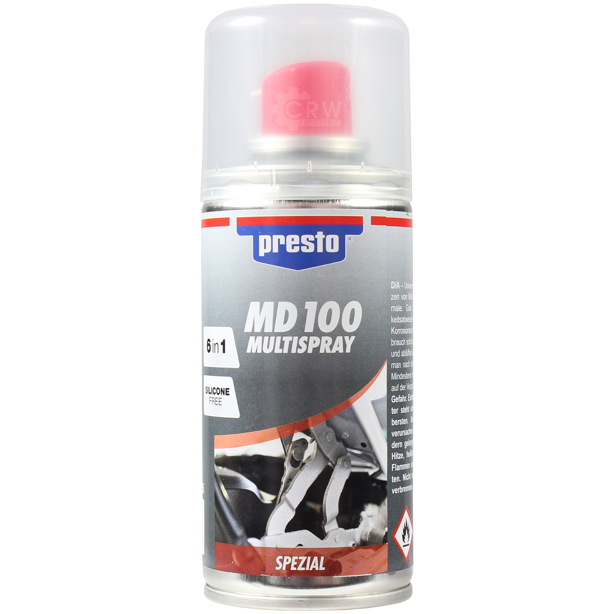 Presto MD 100 Multi-Spray Öl Schmierstoff 150ml Spray Dose 