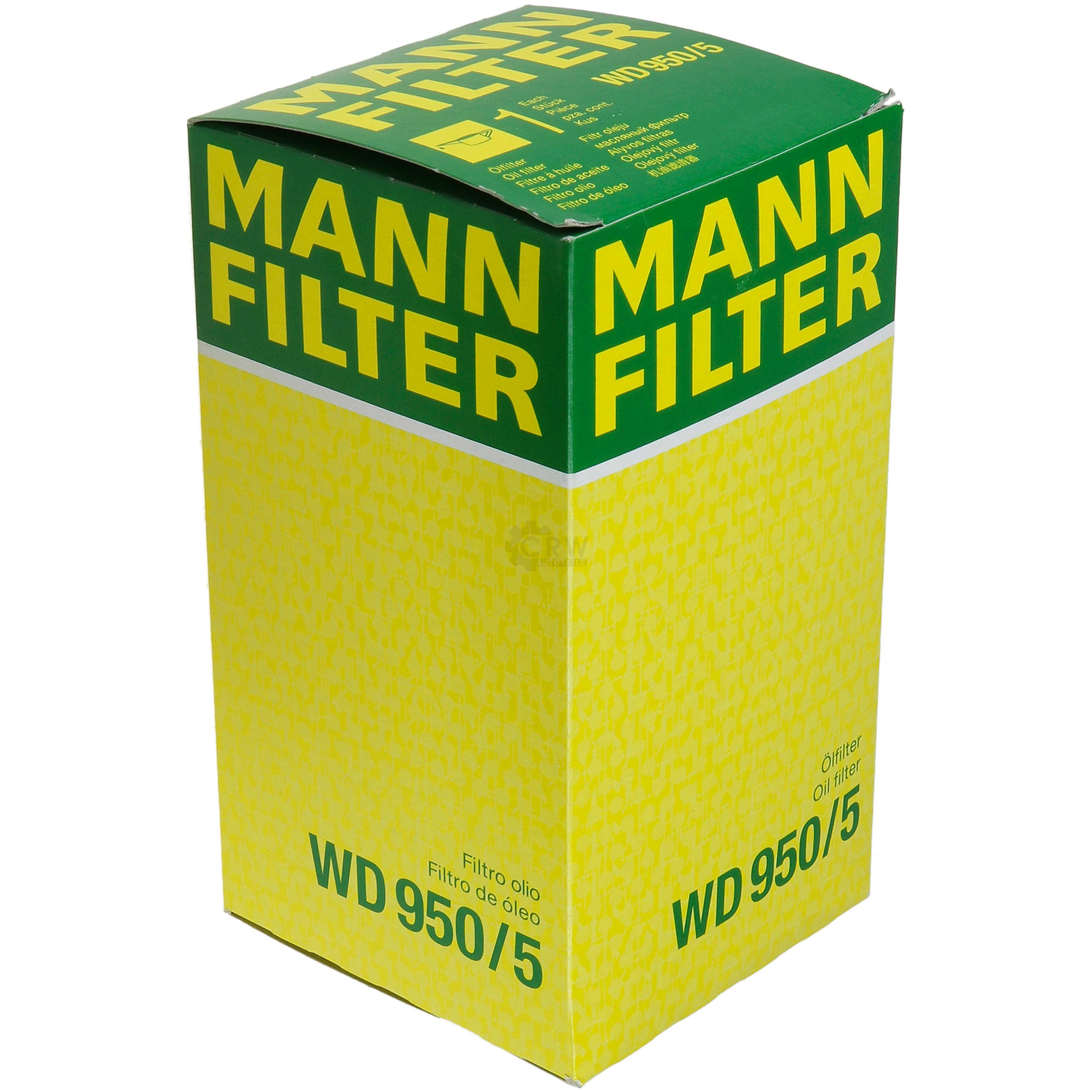 MANN-FILTER für Arbeitshydraulik WD 950/5