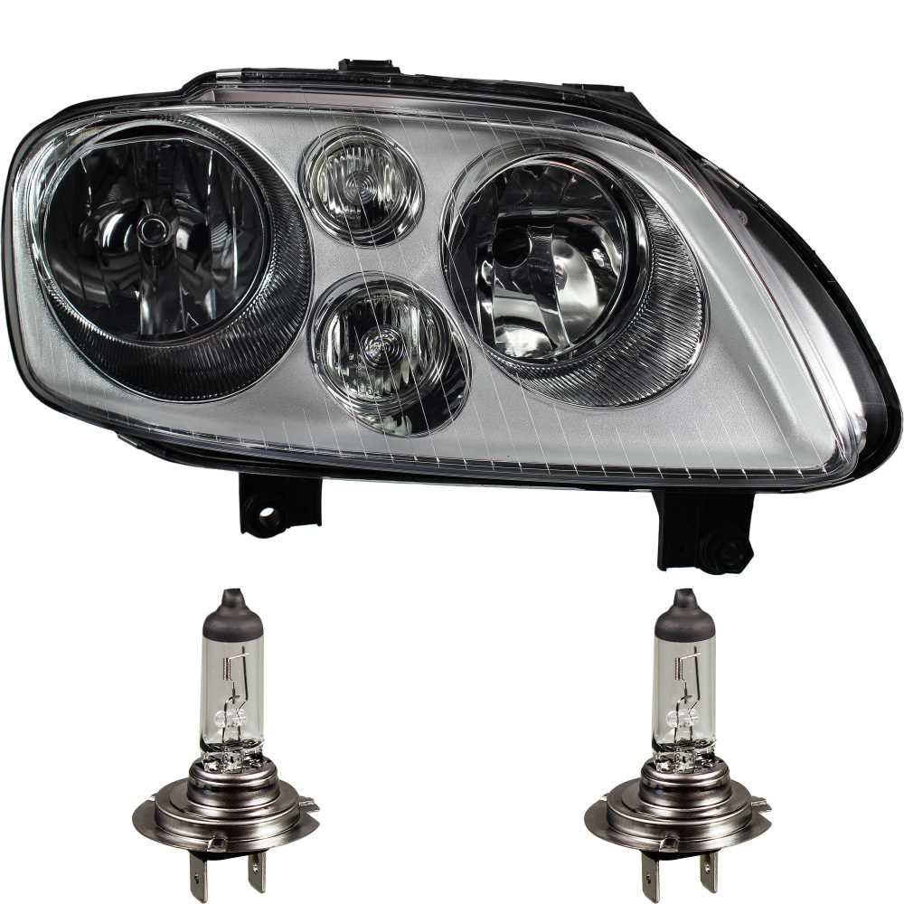 Scheinwerfer rechts für VW Touran 1T Bj. 01.2003-2006 H7+H7 inkl Lampen 56753127