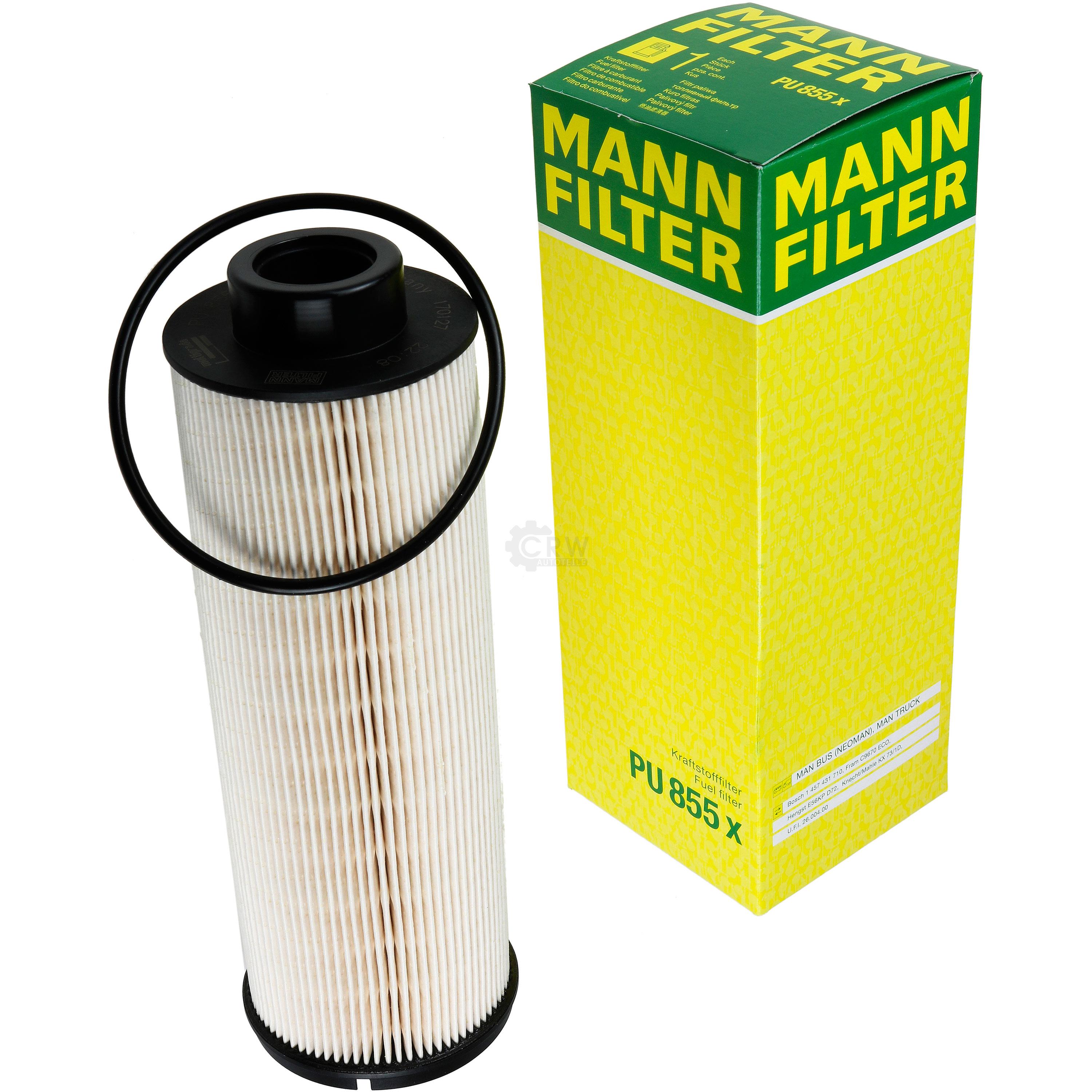 MANN-FILTER Kraftstofffilter PU 855 x Fuel Filter