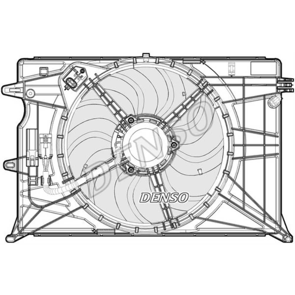 DENSO Lüfter, Motorkühlung DER09073
