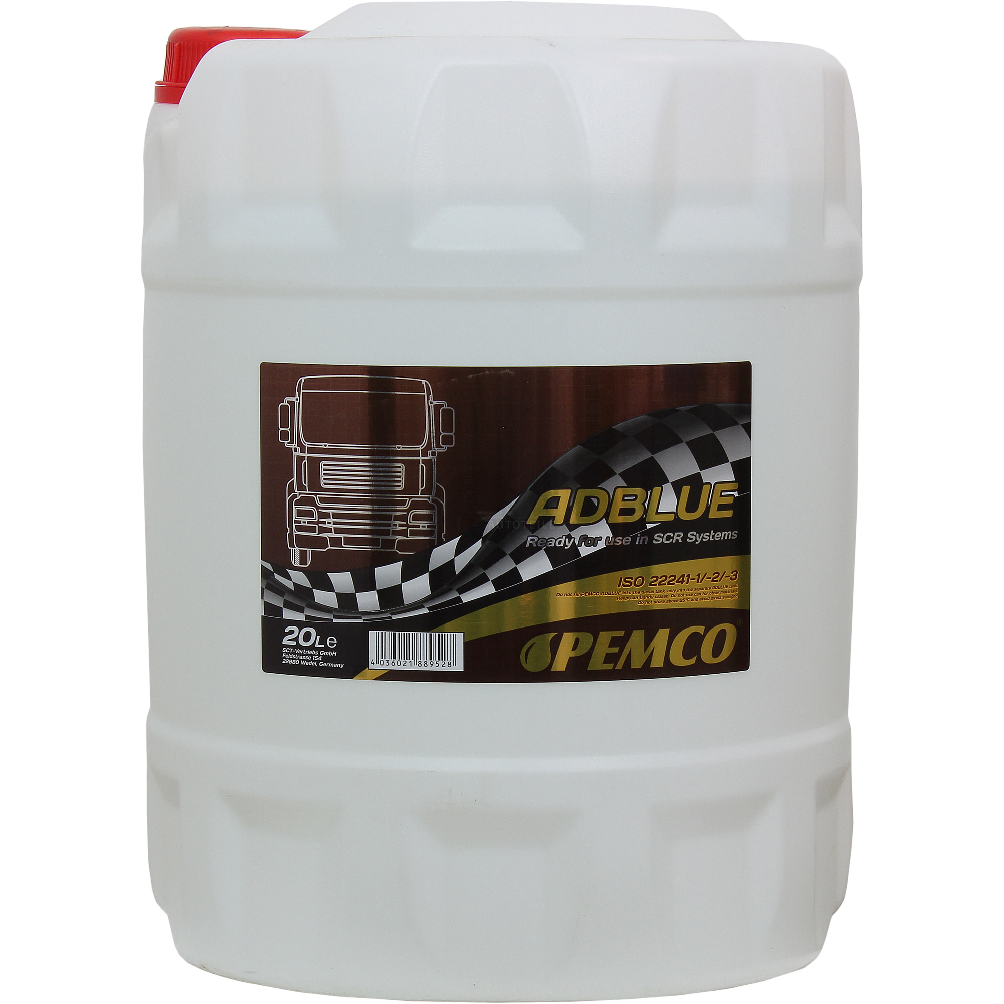 PEMCO 1x20 Liter ready-to-use AdBlue® Kraftstoffadditiv Harnstofflösung PM3001