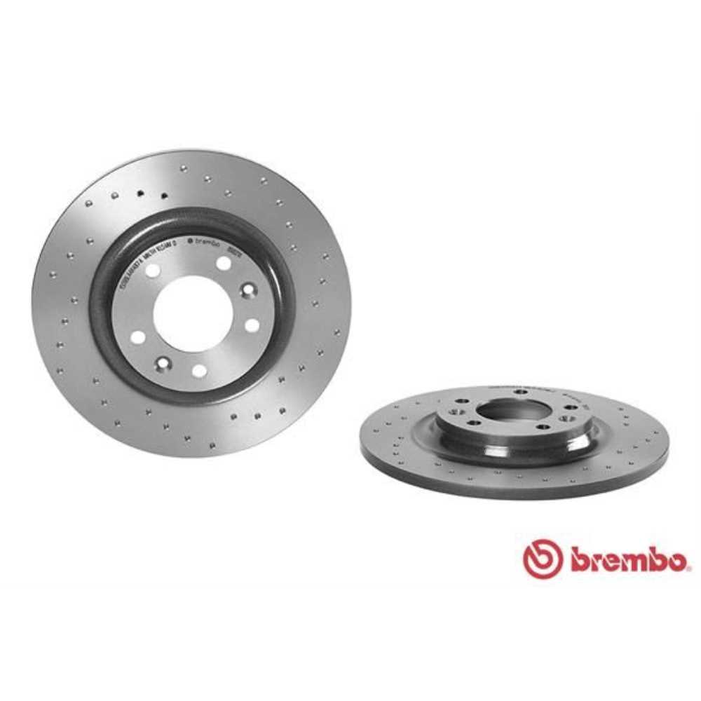 BREMBO Satz Bremsscheiben belüftet hinten + Bremsbeläge für Peugeot 508 SW I