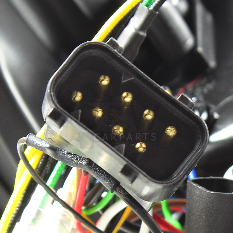 Design Xenon Scheinwerfer Set für BMW E60 Bj. 03-04 klargl/schwarz CCFL LED WA5