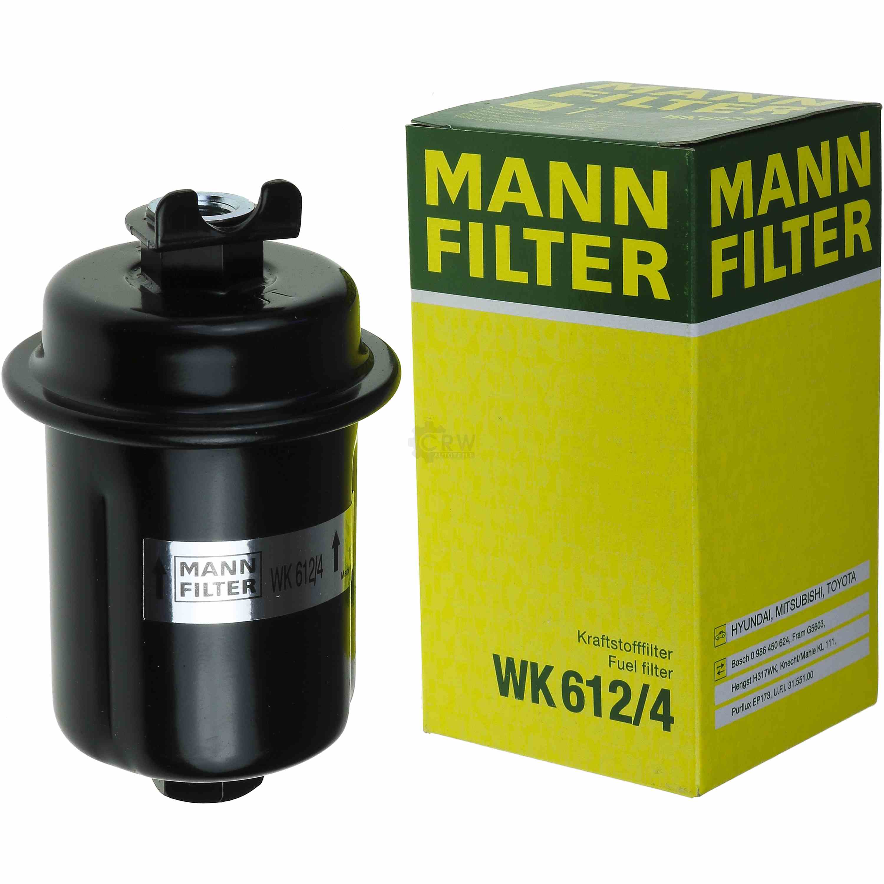 MANN-FILTER Kraftstofffilter WK 612/4 Fuel Filter