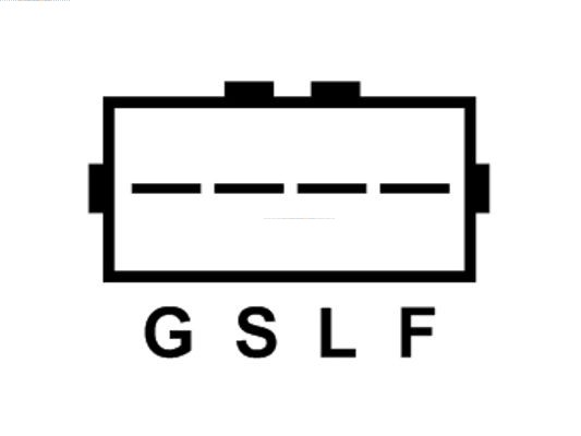 AS-PL Lichtmaschine Generator 85A 12V für Mitsubishi Colt VI 1.3 1.1 1.5