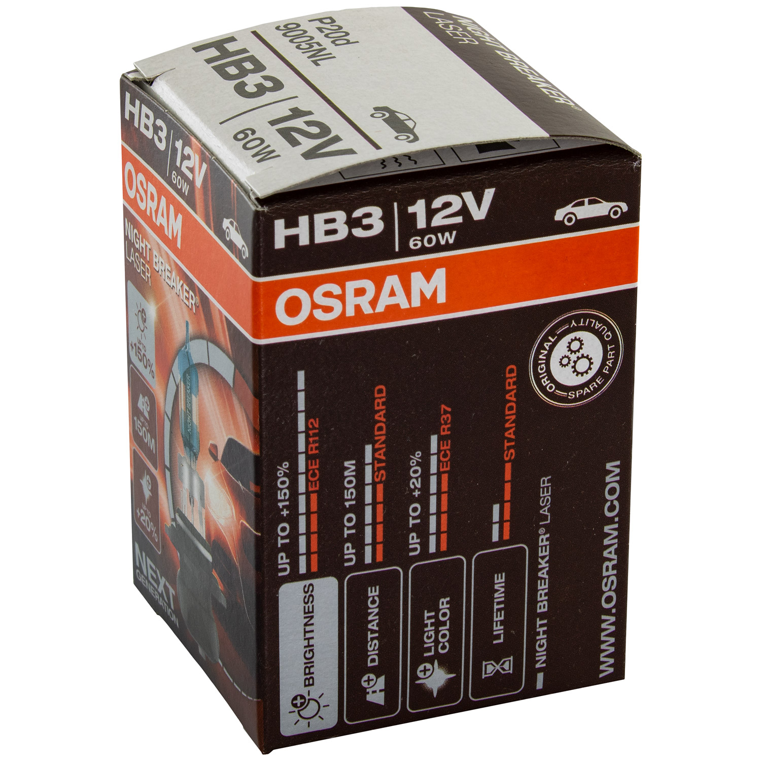 OSRAM NIGHT BREAKER® LASER Next Generation HB3 9005NL