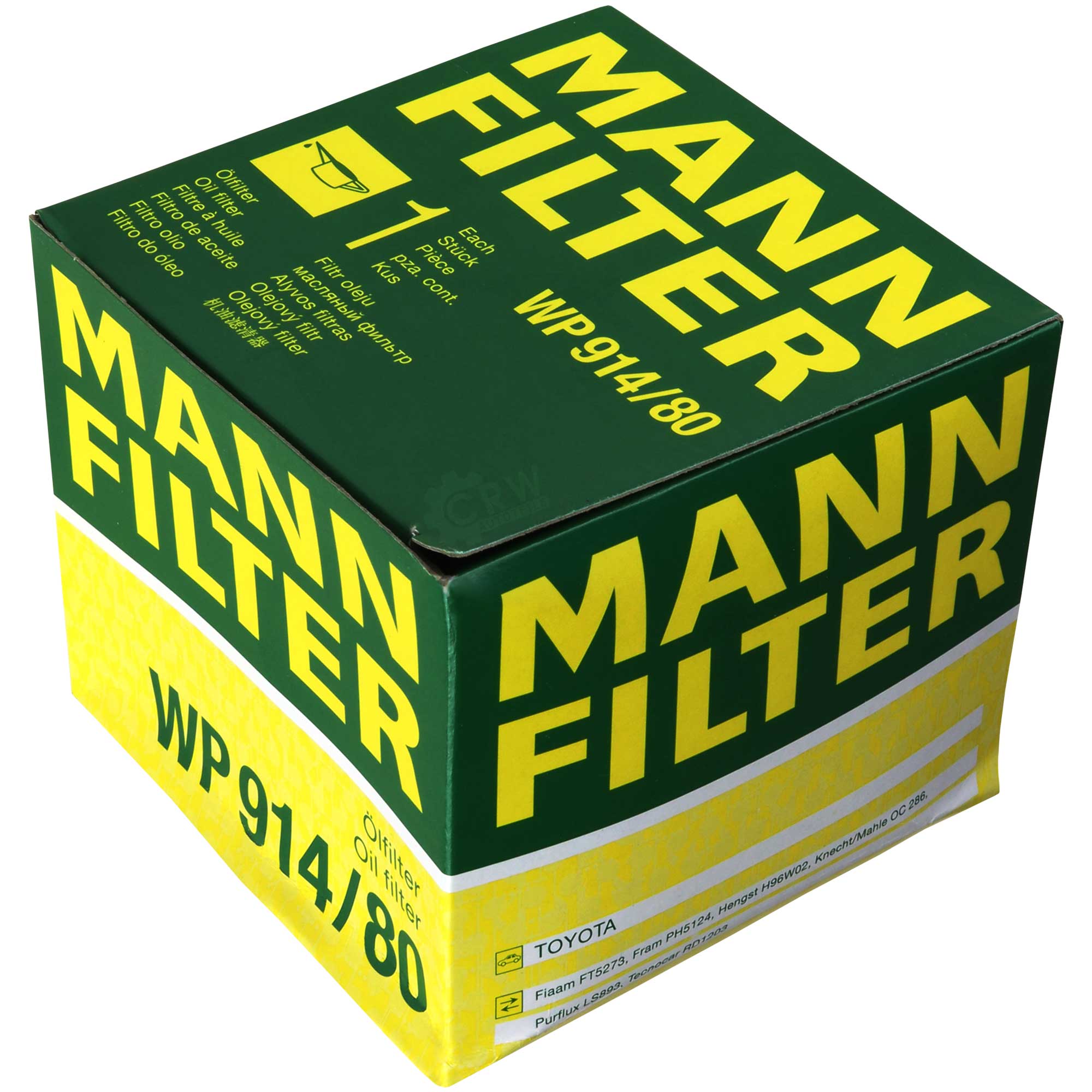 MANN-FILTER Ölfilter WP 914/80 Oil Filter