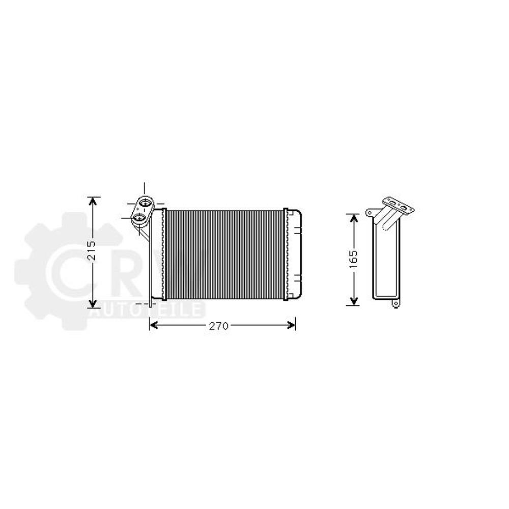 Wärmetauscher Innenraumheizung für BMW 3er Cabriolet E30 Touring