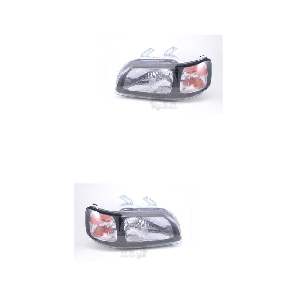 Halogen Scheinwerfer Set links & rechts H4 für Honda Civic VI Fastback