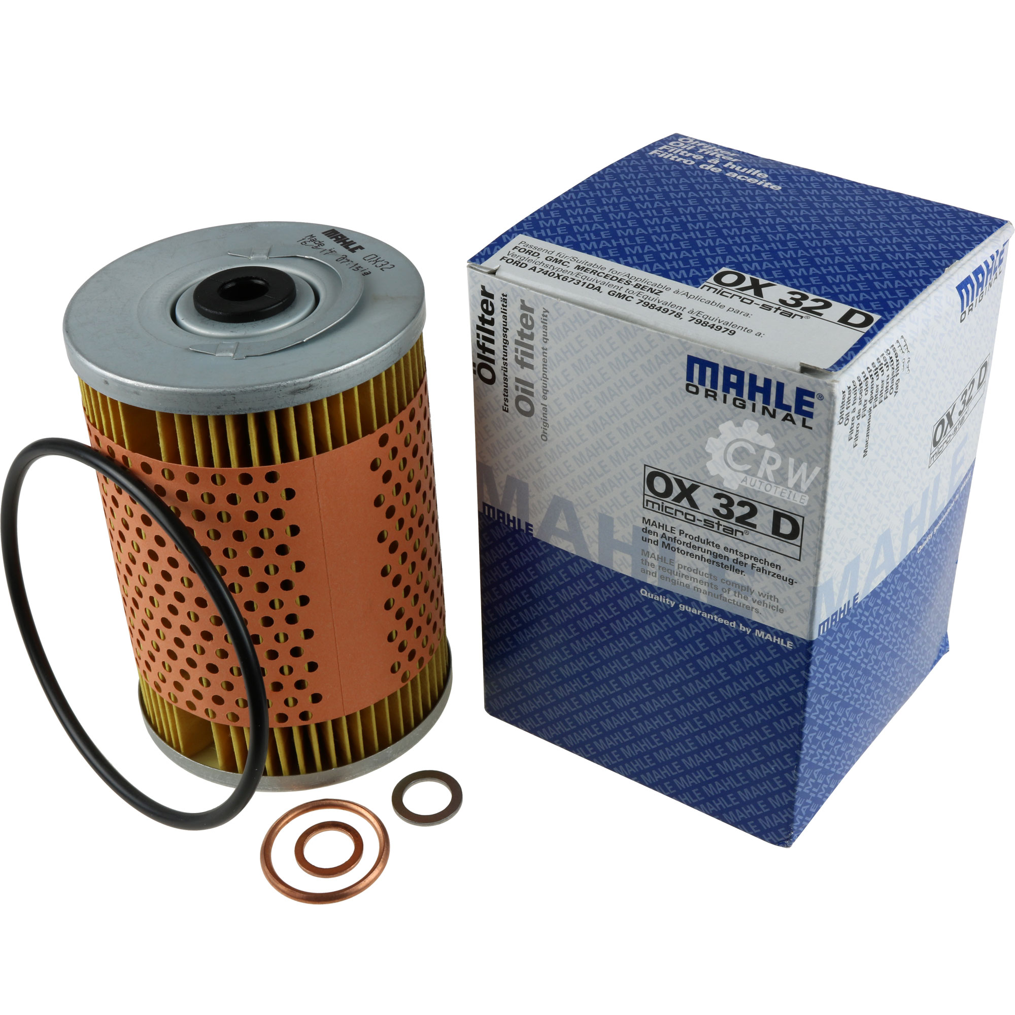 MAHLE Ölfilter OX 32D Oil Filter