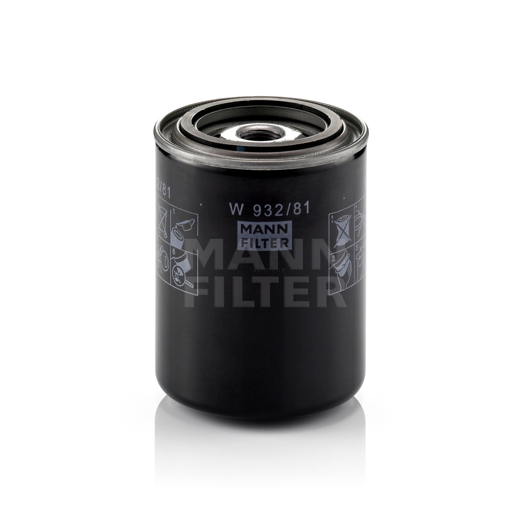 MANN-FILTER Ölfilter W 932/81 Oil Filter
