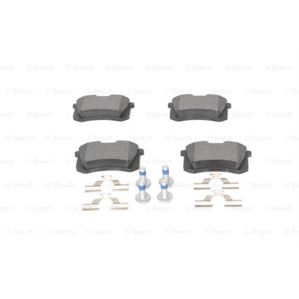 BOSCH Satz Bremsbeläge + Bremsscheiben Voll hinten für Peugeot 307 3A/C 3H 3E