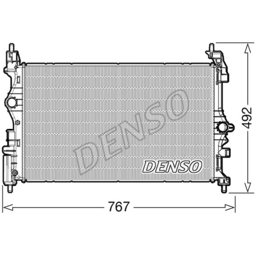 DENSO Kühler Wasserkühler Motorkühler für Opel Corsa E