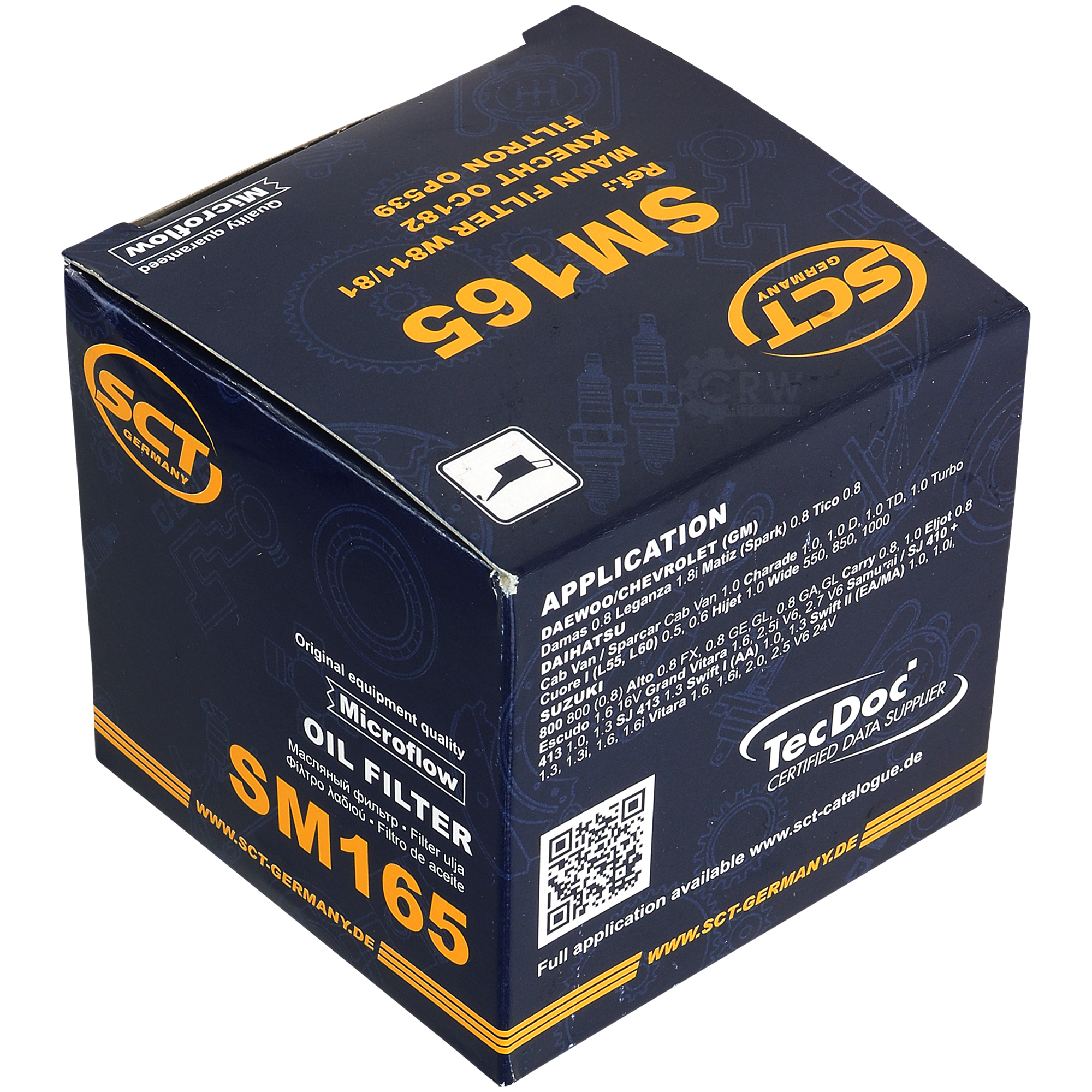 Ölfilter für Suzuki Swift II Schrägheck EA MA 1.0i 1.3 Grand