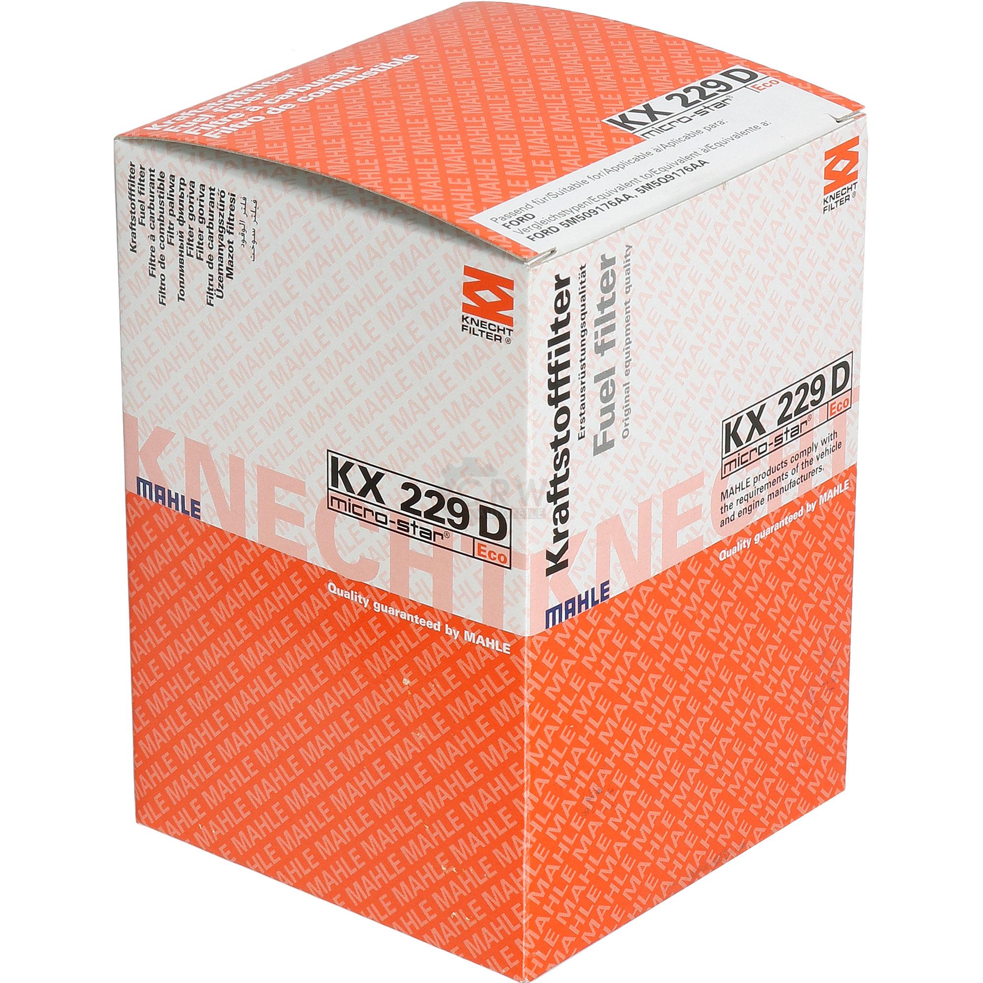MAHLE Kraftstofffilter KX 229D Fuel Filter