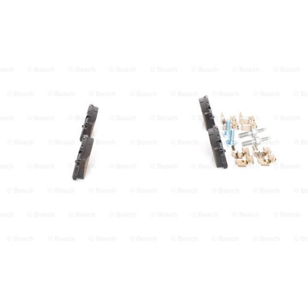 BOSCH Satz Bremsbeläge + Bremsscheiben Voll hinten für Citroën C4 Picasso I