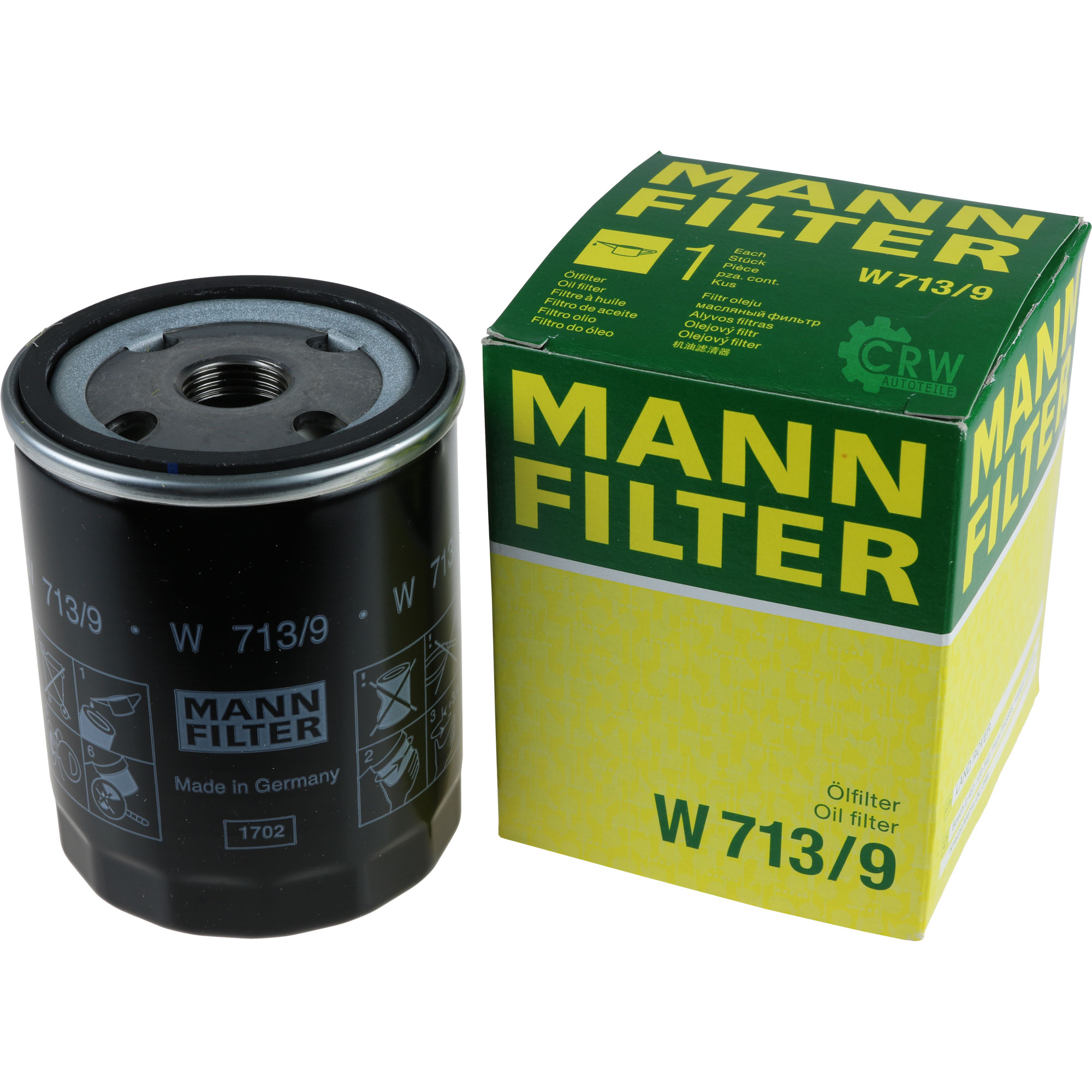 MANN-FILTER Ölfilter W 713/9 Oil Filter