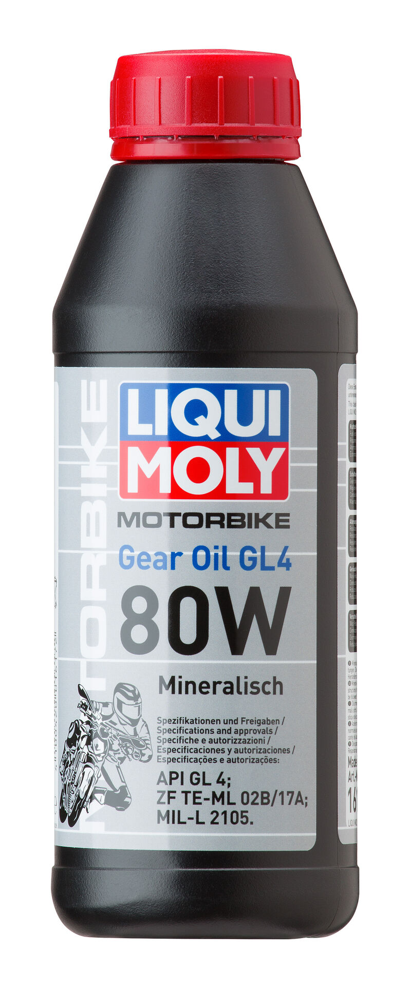 Liqui Moly Motorbike Gear Oil GL4 80W Mineralisch Motorrad Getriebeöl 500 ml
