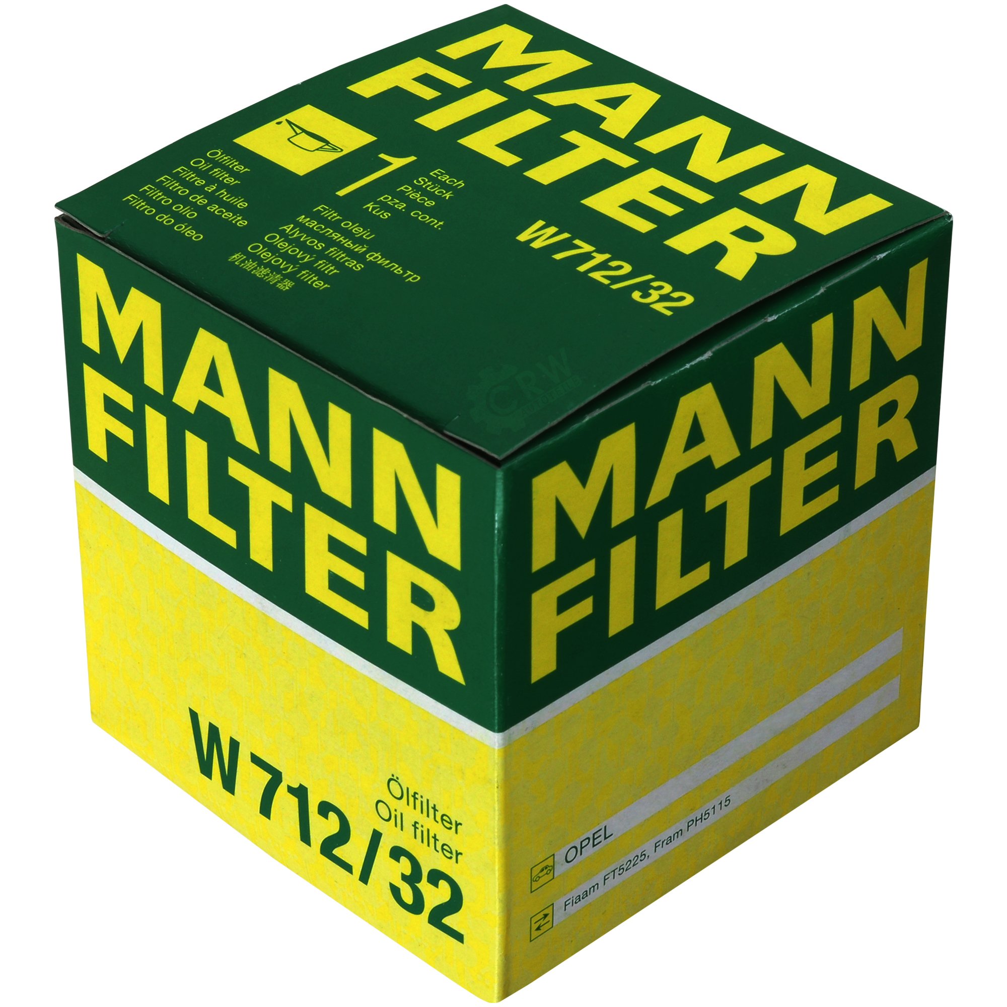 MANN-FILTER Ölfilter W 712/32 Oil Filter