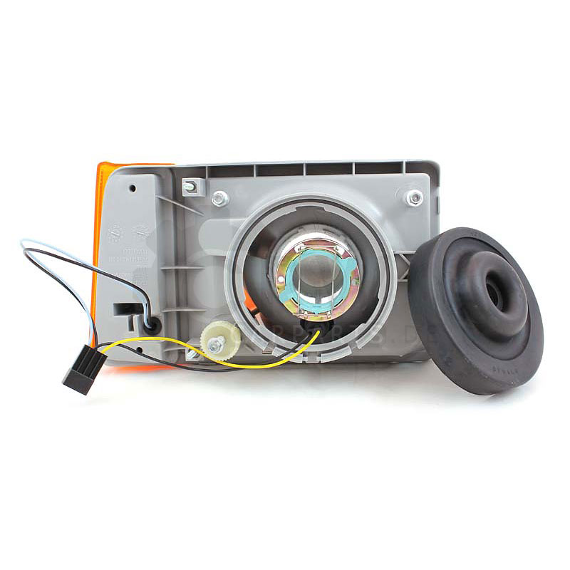 Scheinwerfer links für Fiat Panda Bj. 86-93 mit Blinker(gelb) H4/Bilux 1004536