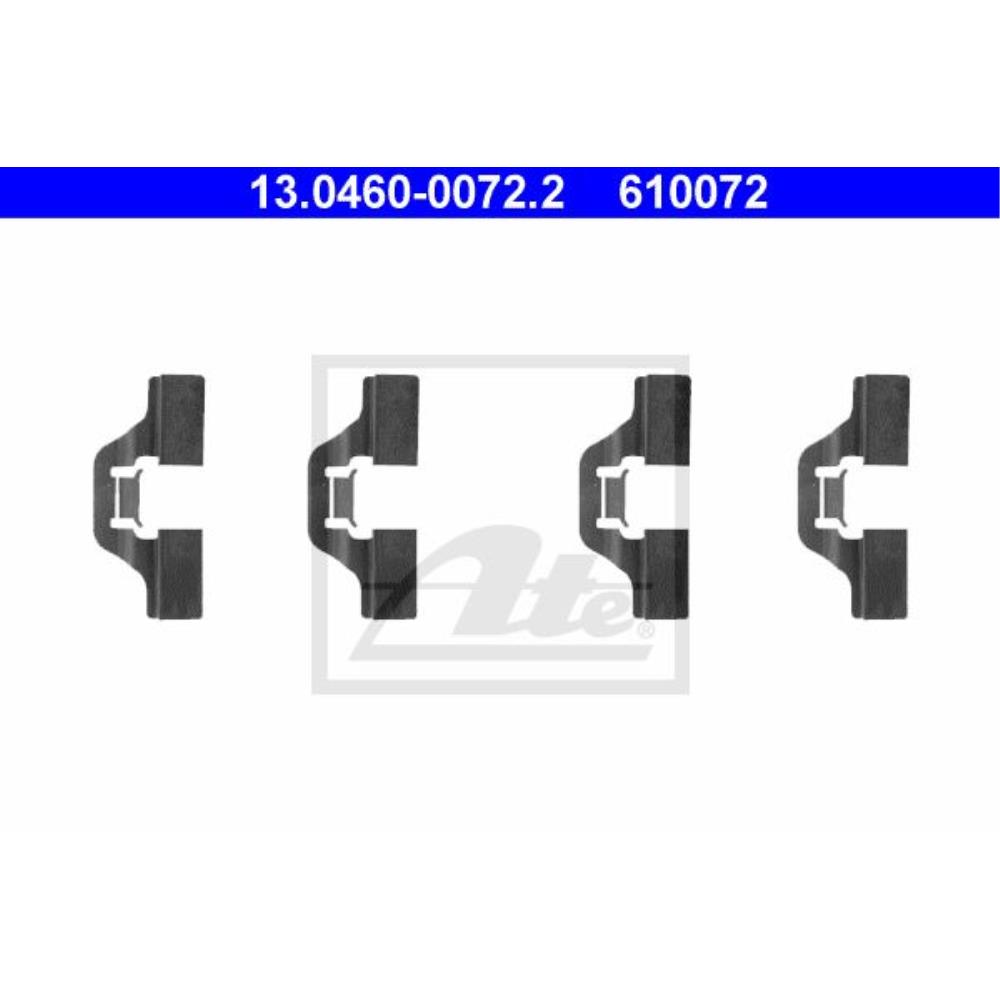 ATE 13.0460-0072.2 Zubehörsatz, Scheibenbremsbelag