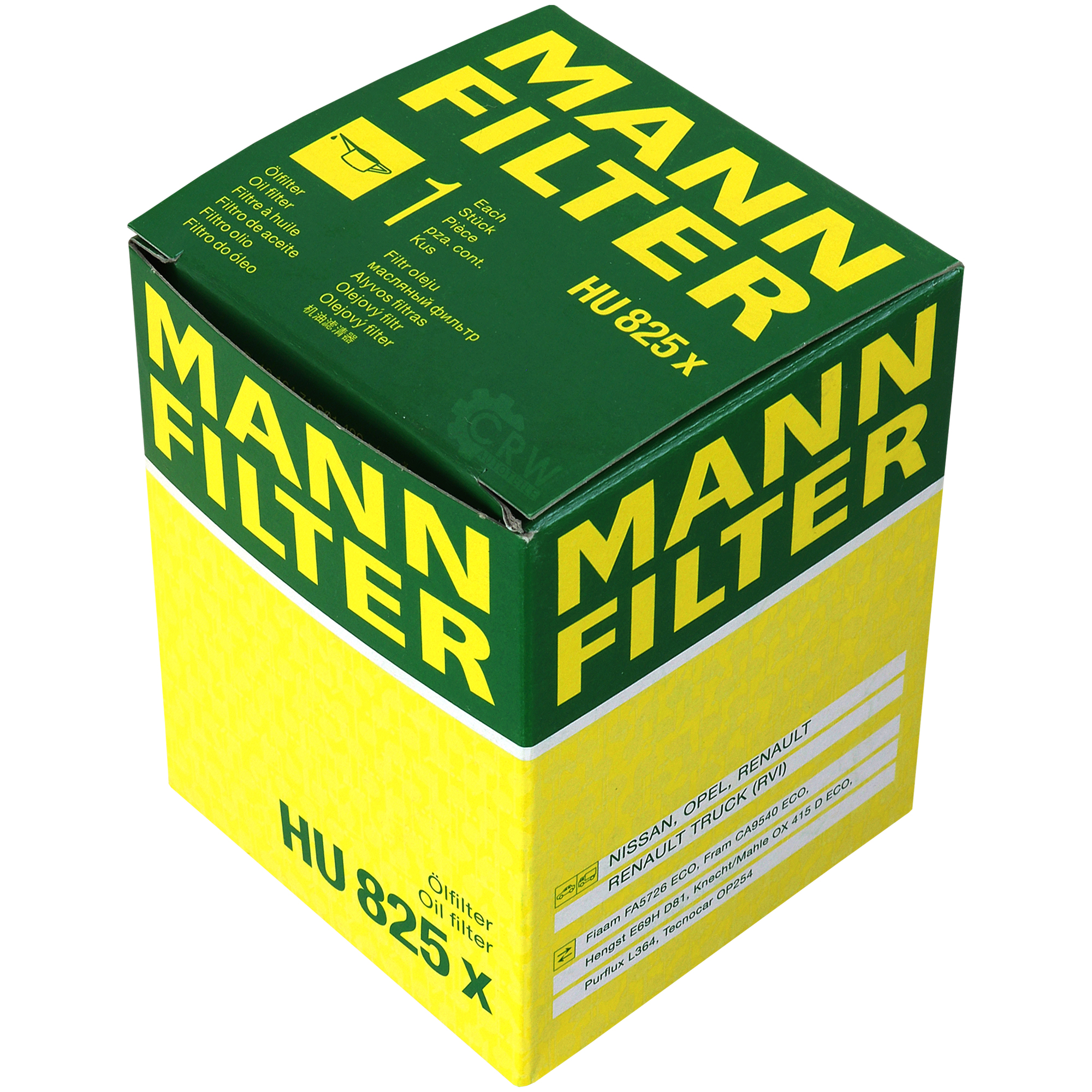 MANN-FILTER Ölfilter HU 825 x Oil Filter