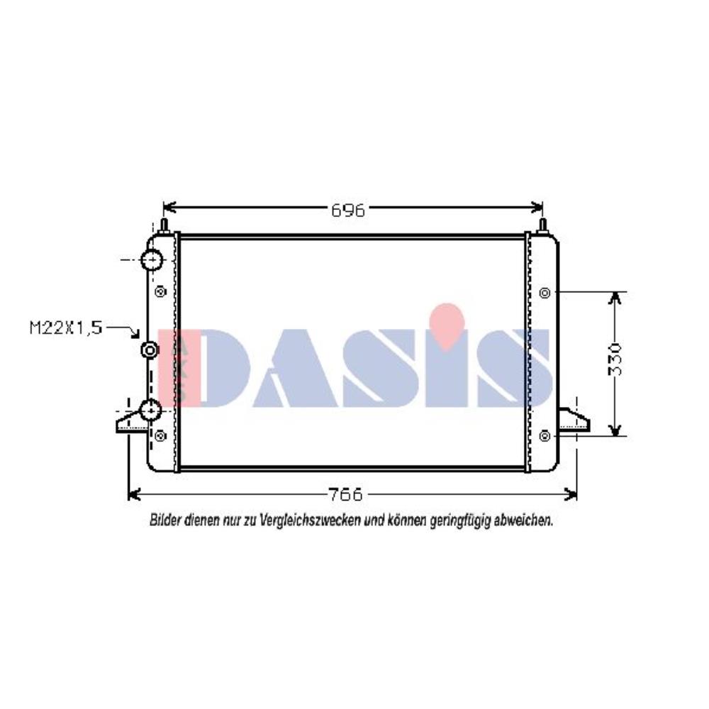 Wasserkühler Motorkühler gelötet für Ford Galaxy WGR 2.3 16V
