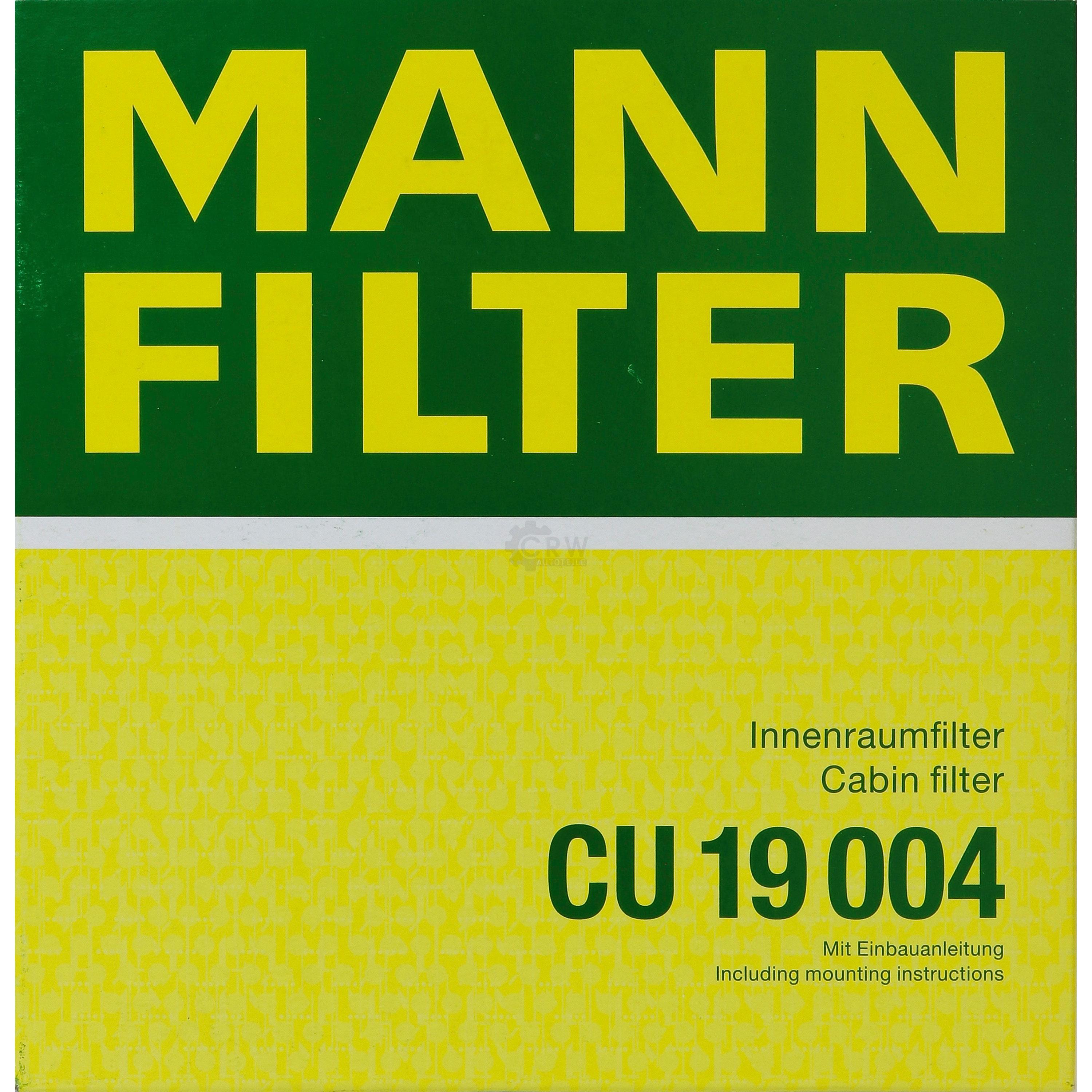MANN-FILTER Filter Innenraumluft für BMW X3 F25 xDrive20d xDrive30d X4 F26