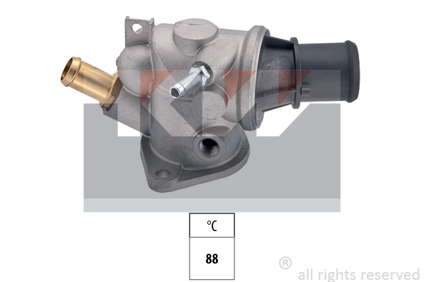 Thermostat Kühlmittel 580 411 für Alfa Romeo 147 937_ 937