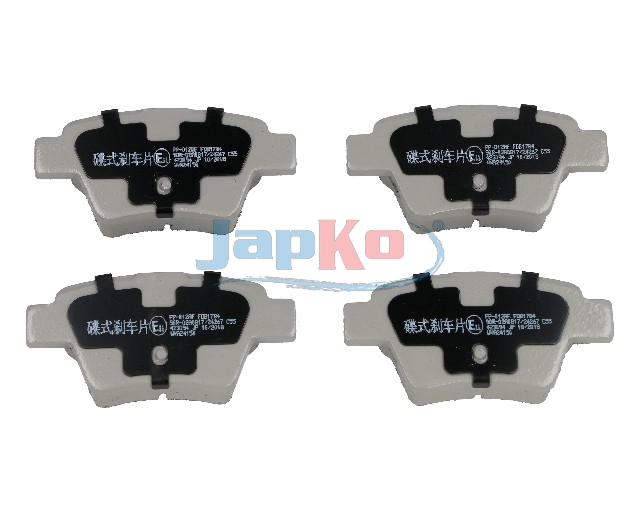 JAPKO Bremsbeläge Bremsbelegsatz hinten für Peugeot 307 Citroën C4 Coupe