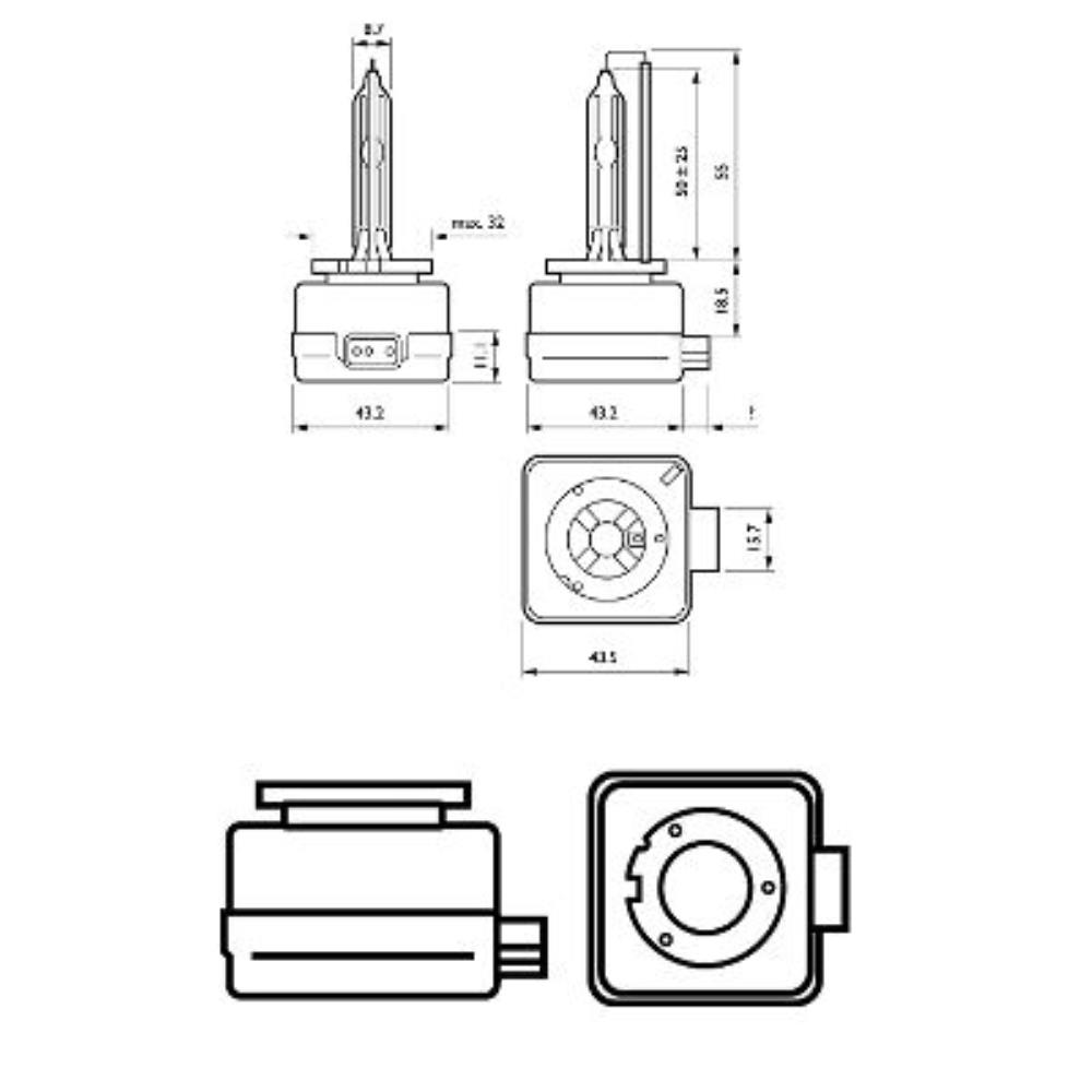 PHILIPS Glühlampe, Fernscheinwerfer