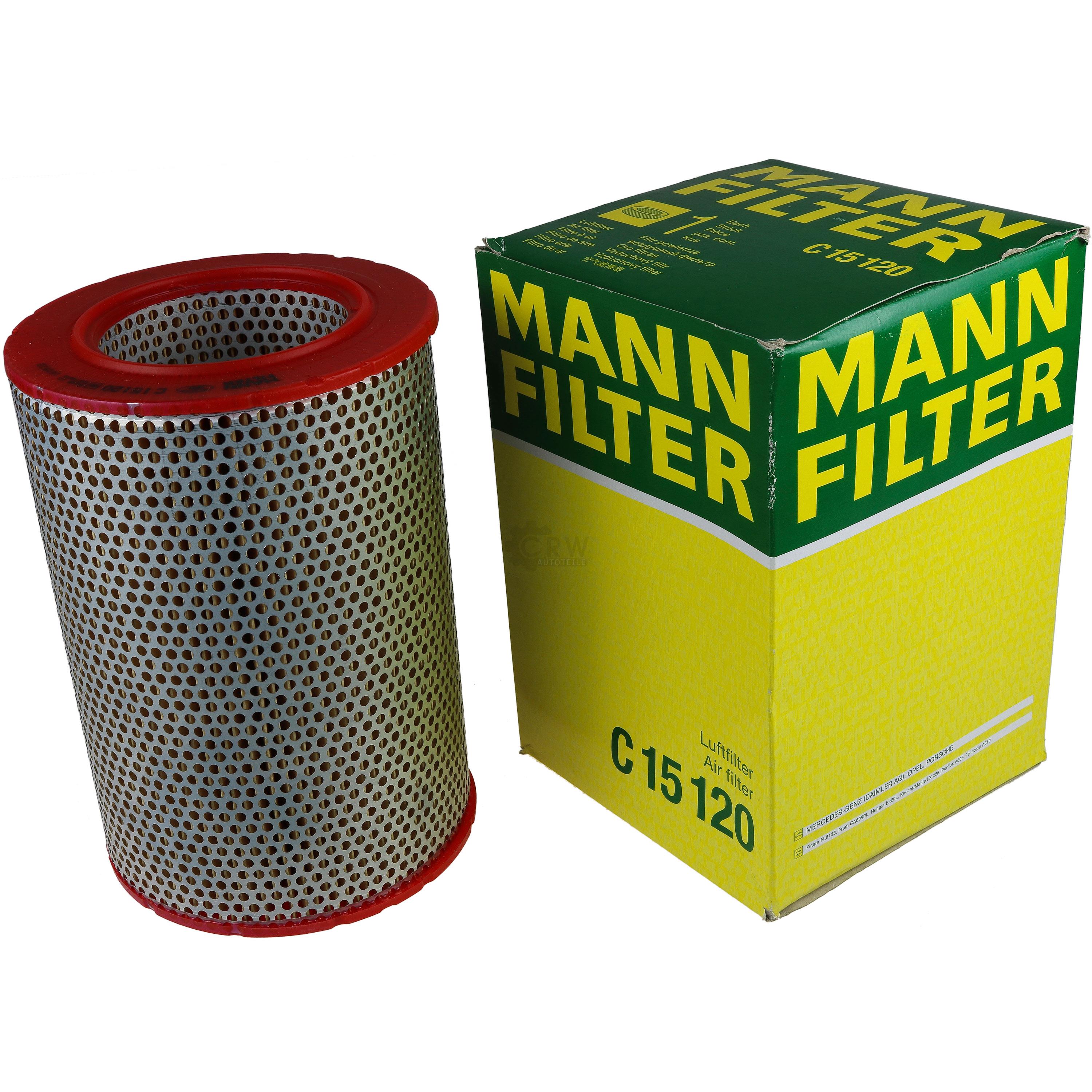 MANN-FILTER Luftfilter für Mercedes-Benz SL R107 280 Pagode W113 230 W108 W109