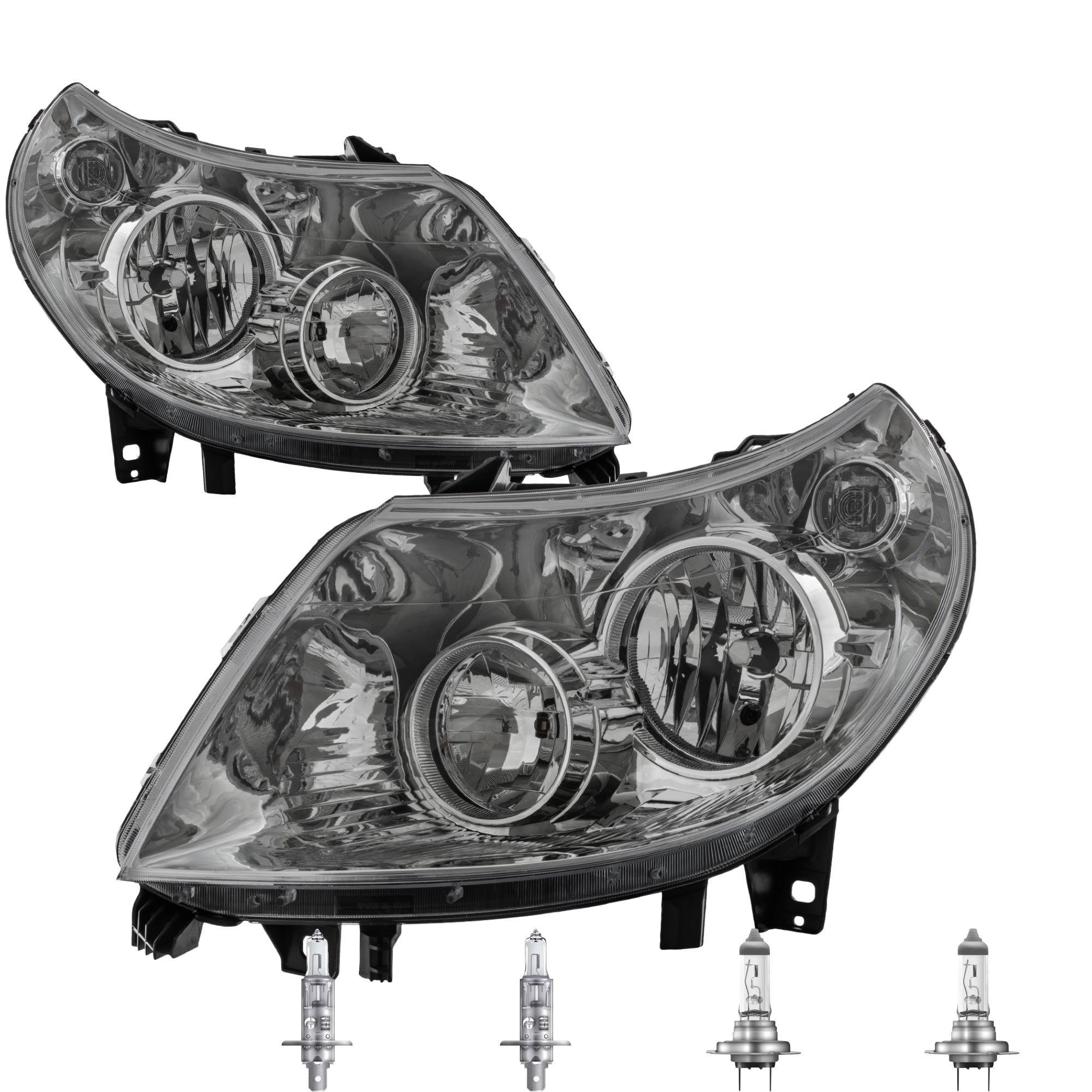 Scheinwerfer Set Citroën Jumper für Fiat Ducato Kasten 250_ 290_ 130 Multijet