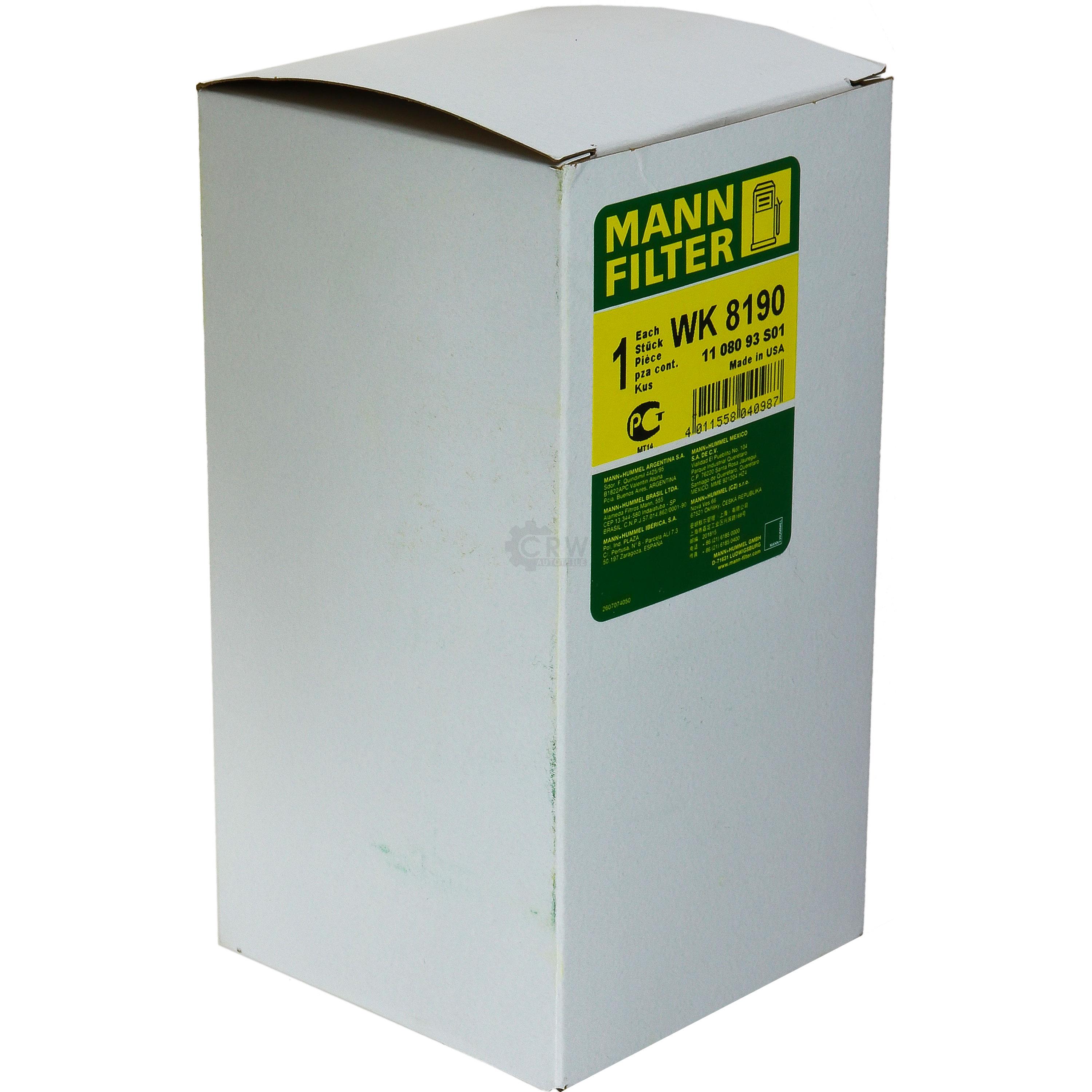 MANN-FILTER Kraftstofffilter WK 8190 Fuel Filter