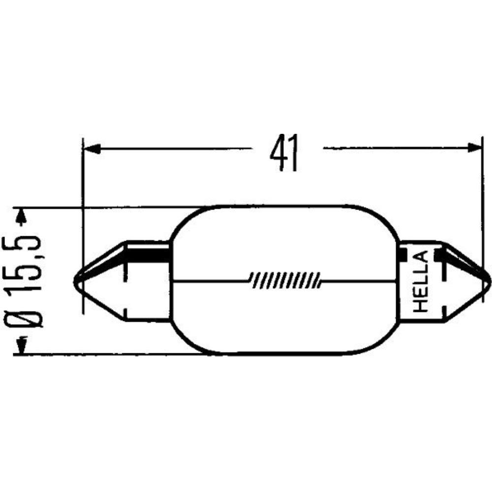 HELLA 8GM 002 091-251 Glühlampe, Blinkleuchte; Glühlampe, Bremsleuchte; Glühlampe, Schlussleuchte; Glühlampe, Innenraumleuchte; Glühlampe; Glühlampe, Blinkleuchte; Glühlampe, Bremsleuchte; Glühlampe, Schlussleuchte