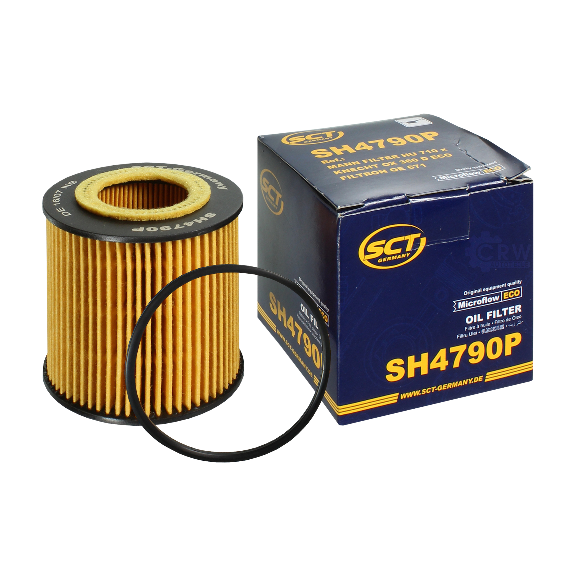 Ölfilter SH 4790 P für VW Fox 5Z1 5Z3 Polo 6R_ 9N_ Skoda Roomster 5J Praktik 545