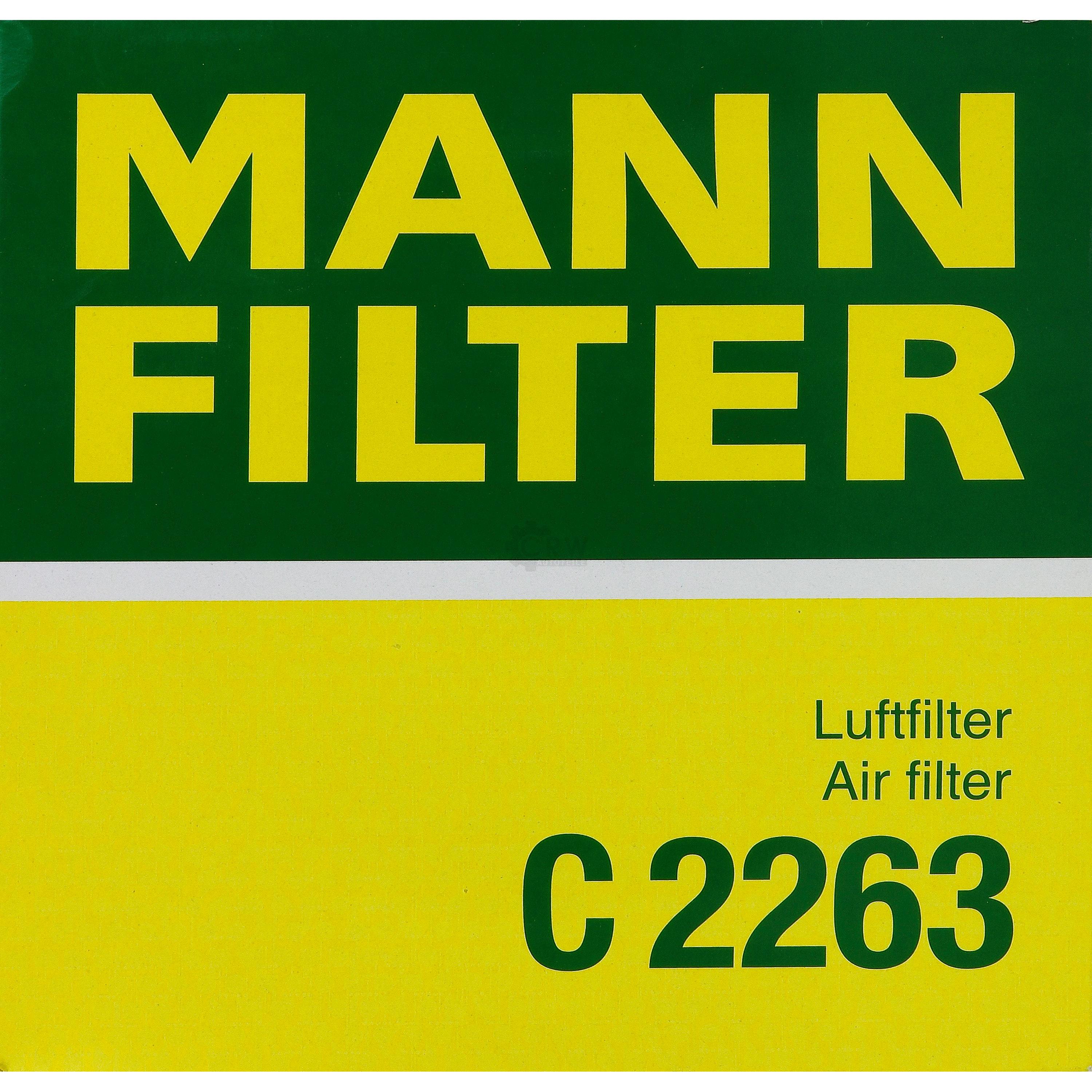 MANN-FILTER Luftfilter für Renault 4 112_ 1.1 R21_ R23_ 113_ 1.0