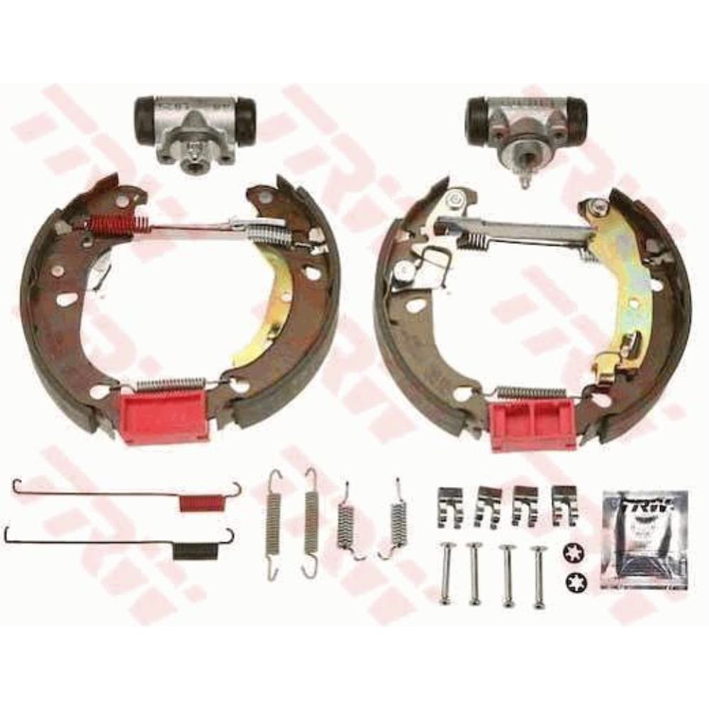 TRW Bremsbackensatz Bremsbacken hinten mit Radbremszylinder für Fiat Panda 169