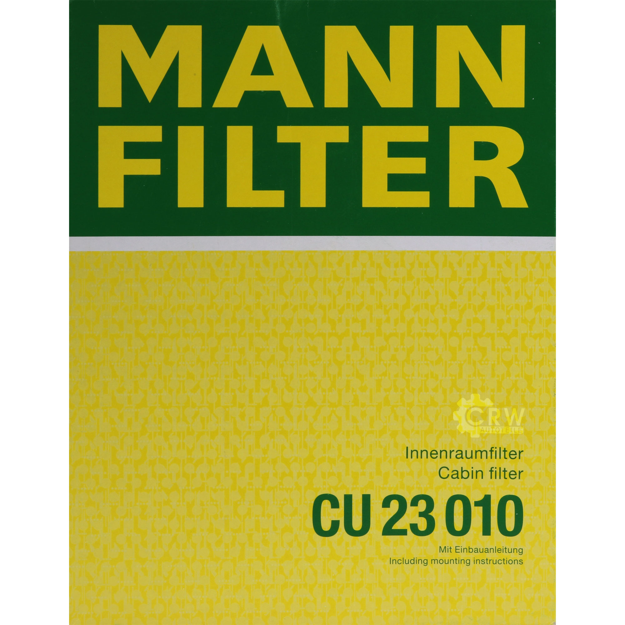 MANN-FILTER Filter Innenraumluft für Hyundai IX20 JC 1.4 1.6 KIA Venga YN