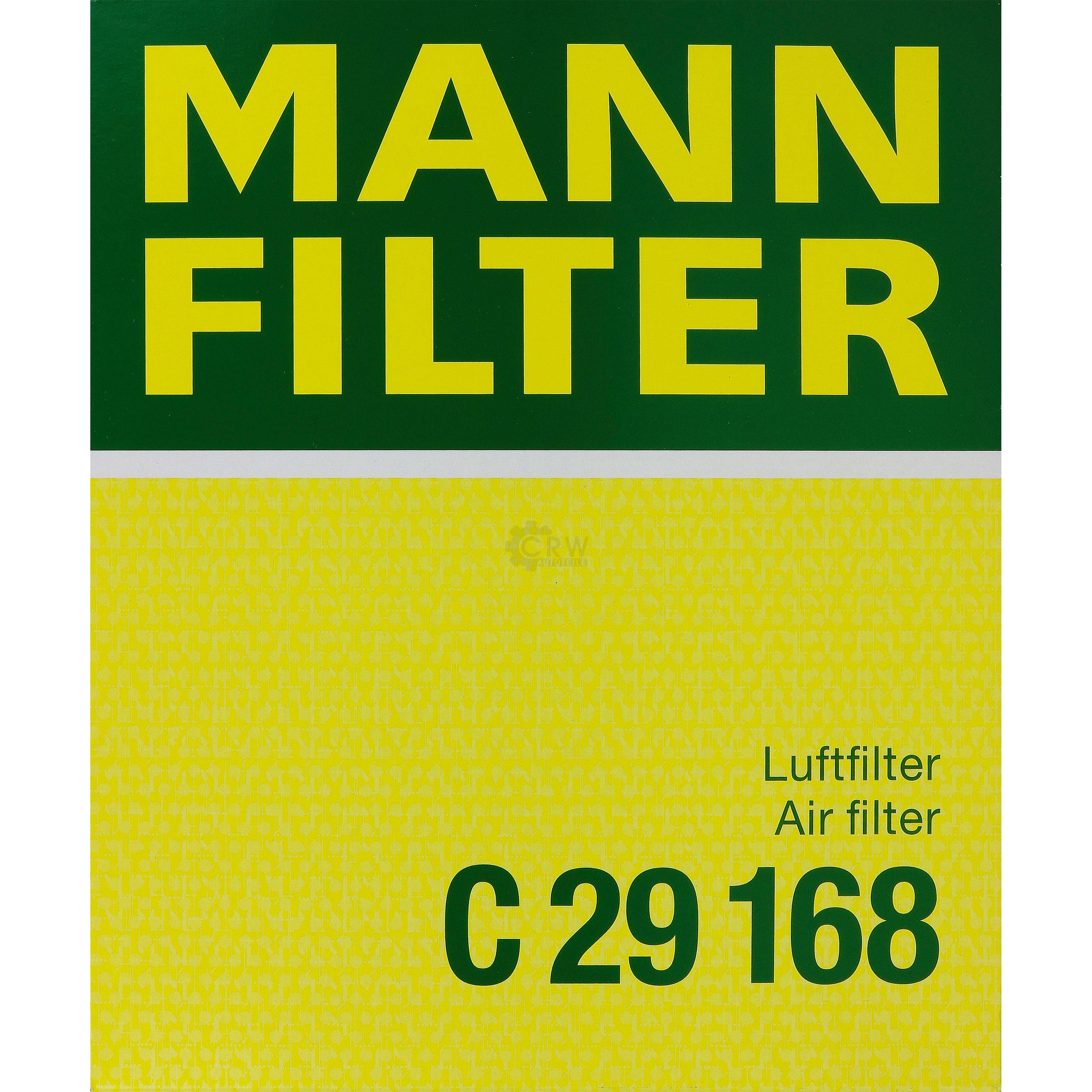 MANN-FILTER Luftfilter für Renault Master II Kasten FD 2.5 dCi JD ED/HD/UD Opel