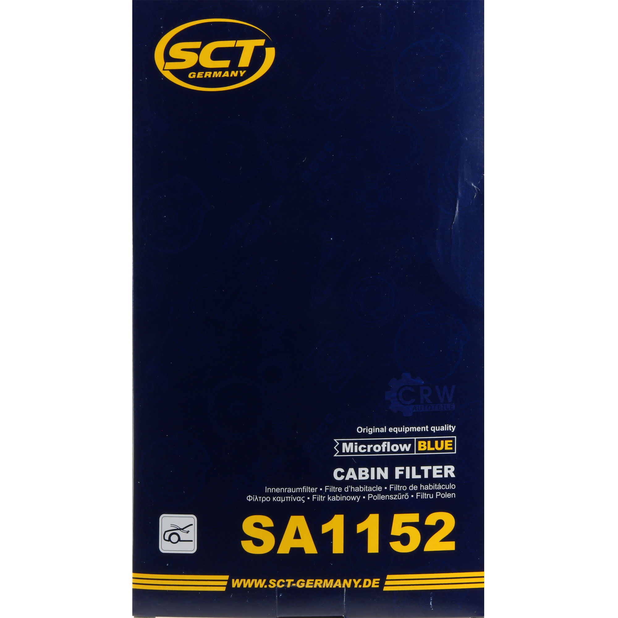 SCT Innenraumfilter Pollenfilter Innenraumluft Filter SA 1152