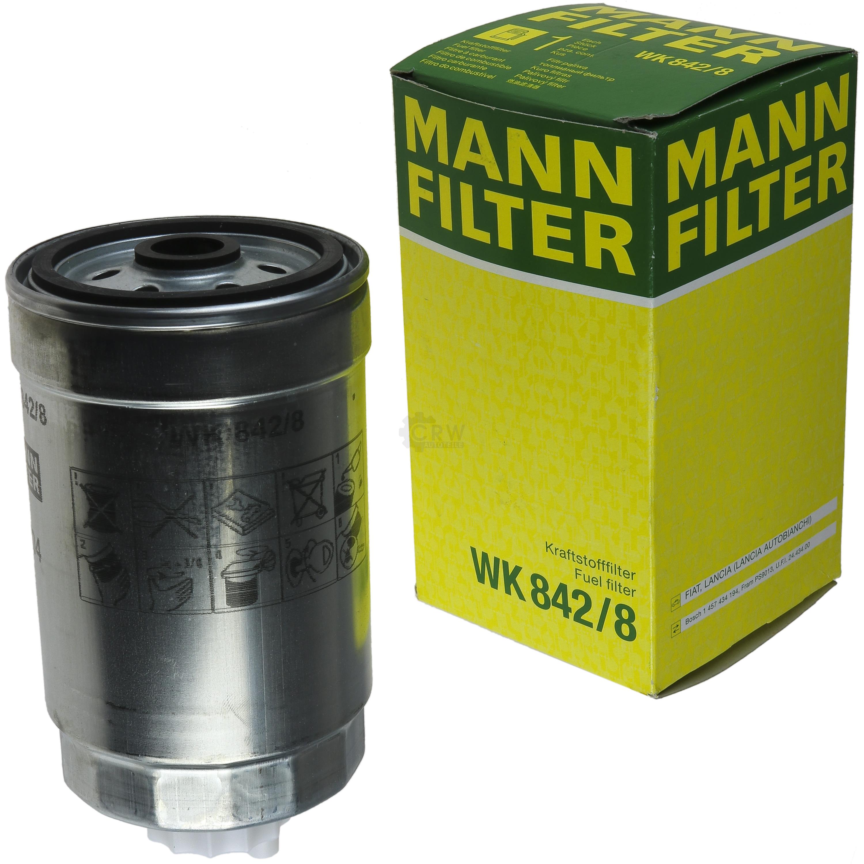 MANN-FILTER Kraftstofffilter WK 842/8 Fuel Filter