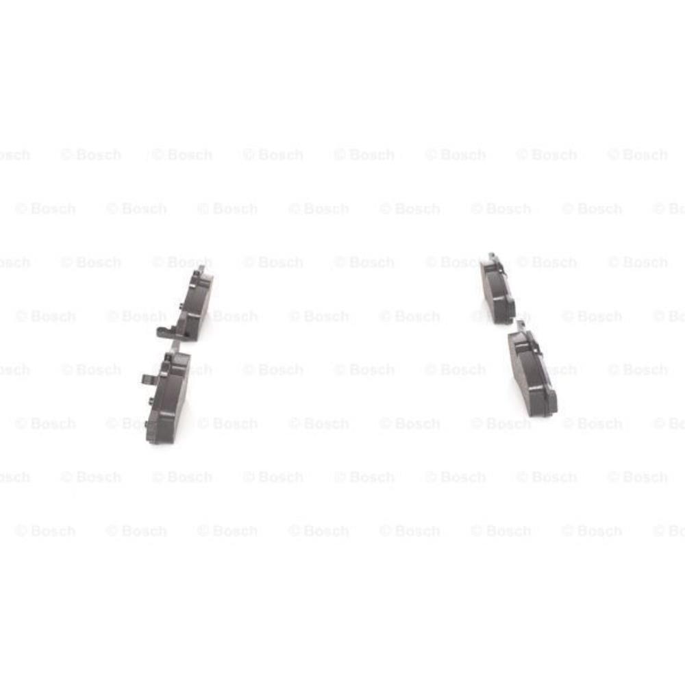 BOSCH Satz Bremsbeläge + Bremsscheiben Voll hinten für Toyota Yaris NHP13 