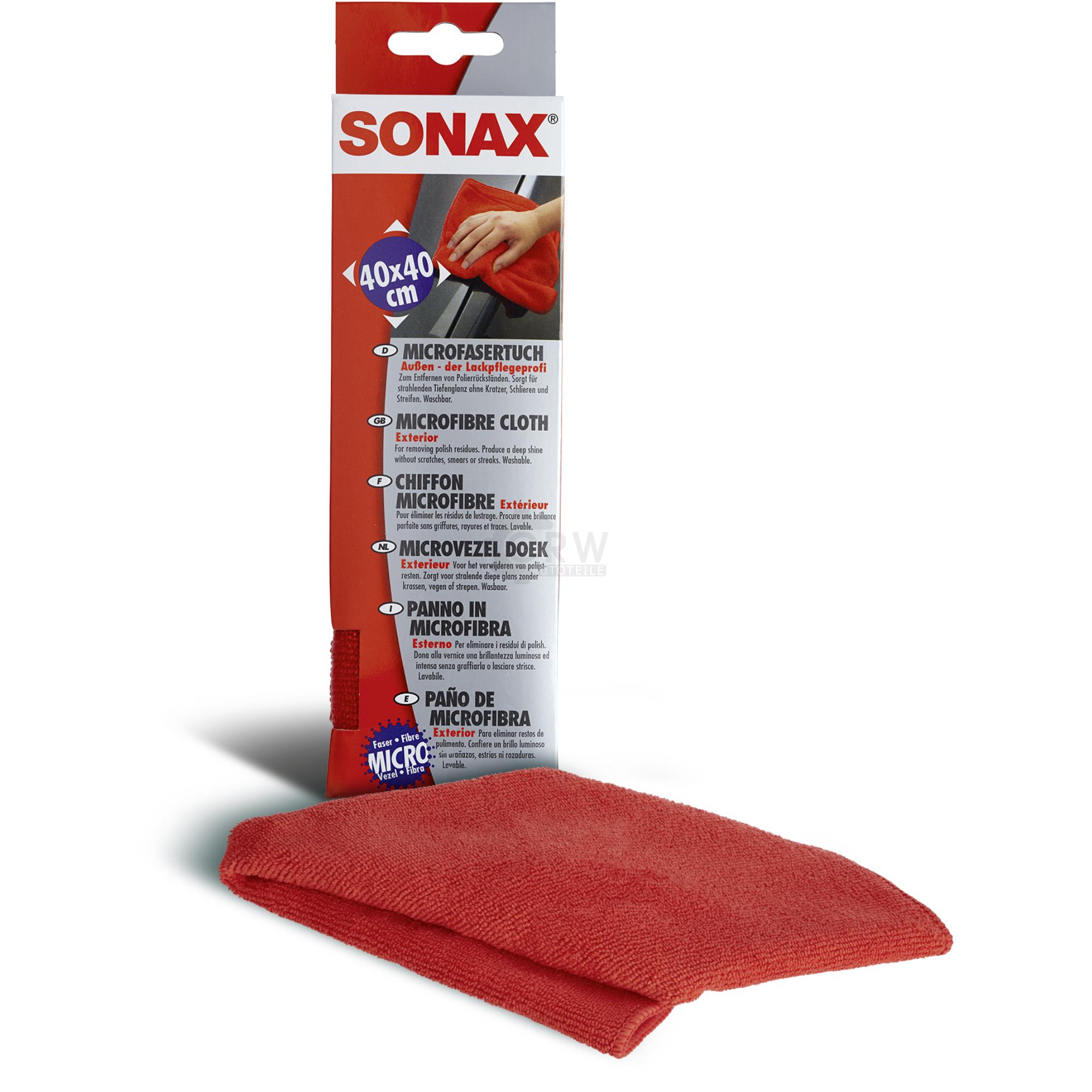 SONAX 04162000  MicrofaserTuch Außen - der Lackpflegeprofi 1 Stück