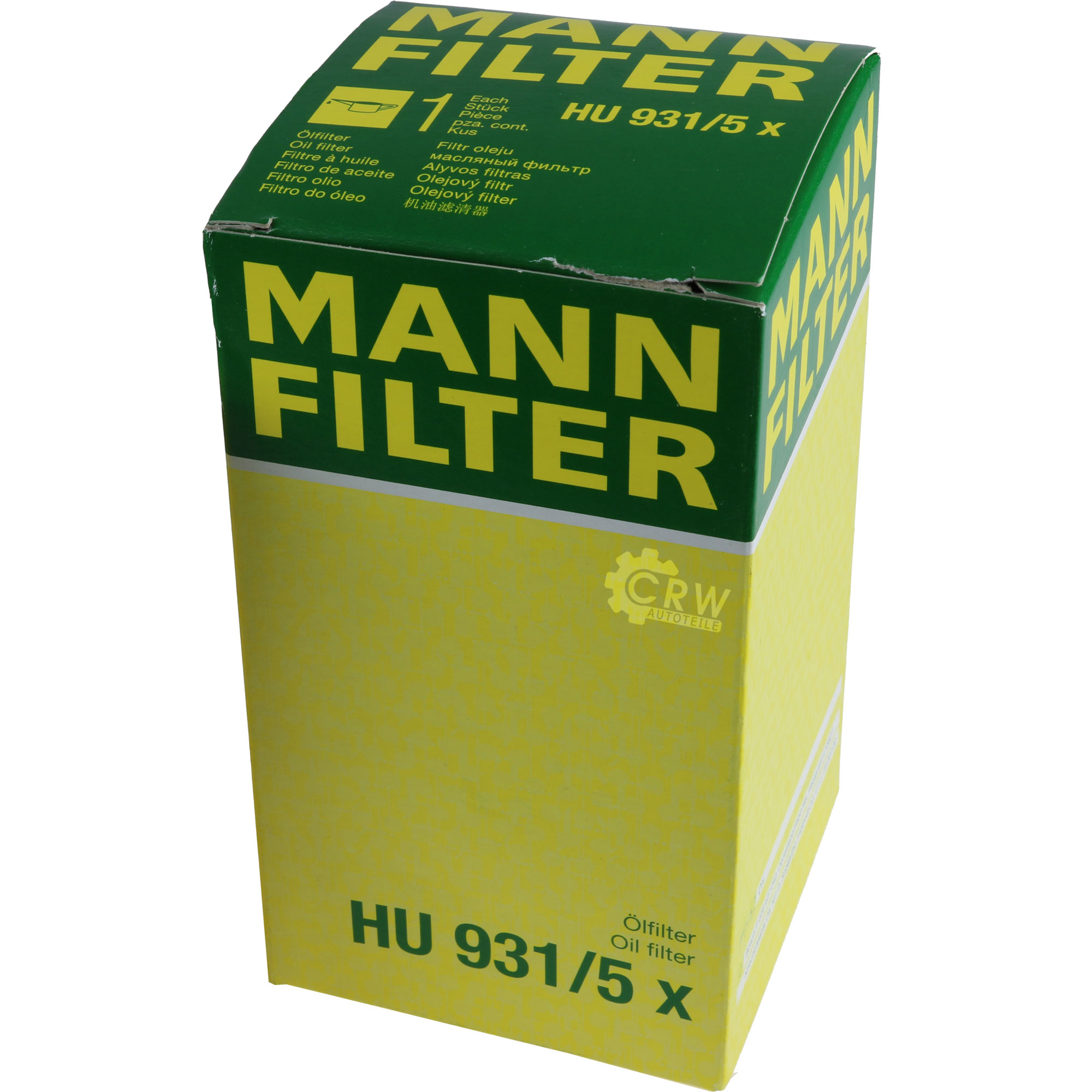 MANN-FILTER Ölfilter Oelfilter HU 931/5 x Oil Filter