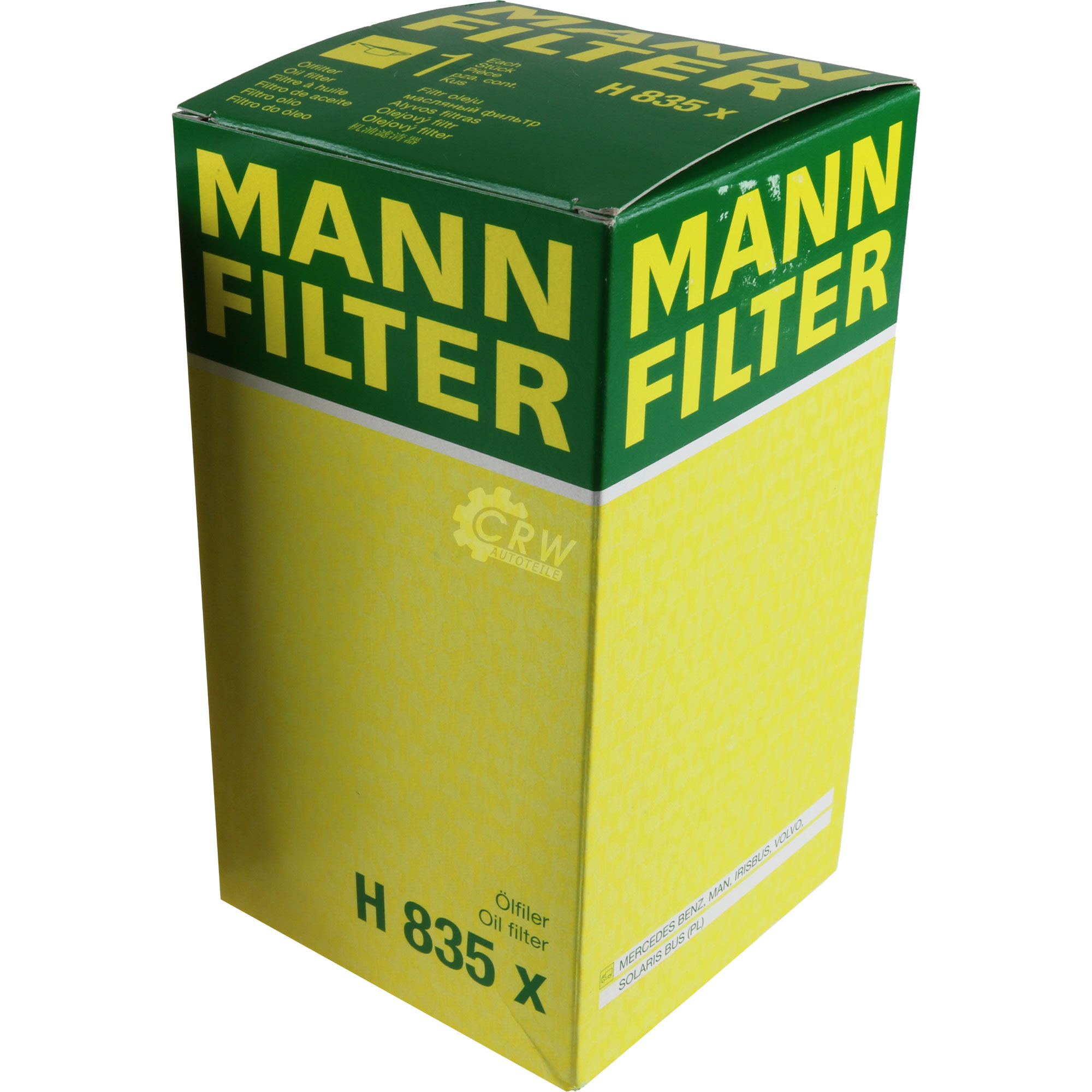 MANN-FILTER Hydraulikfilter für Automatikgetriebe H 835 x Ölfilter