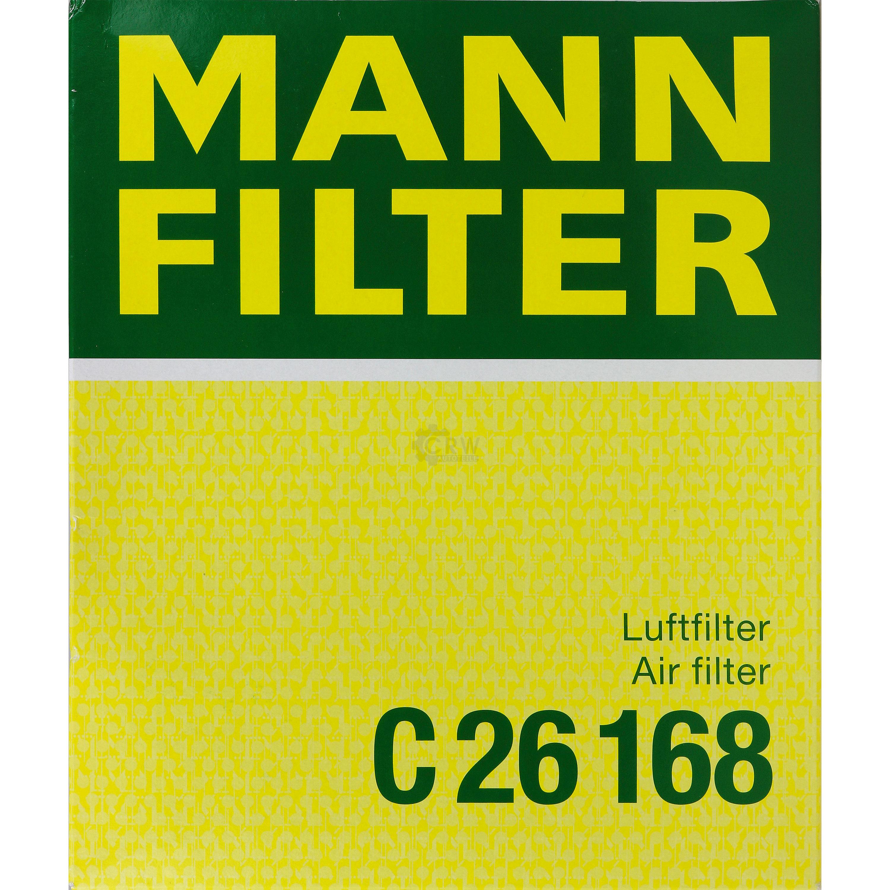 MANN-FILTER Luftfilter für Audi A4 8D2 B5 1.6 1.8 8D5 4B C5 2.4 VW Passat